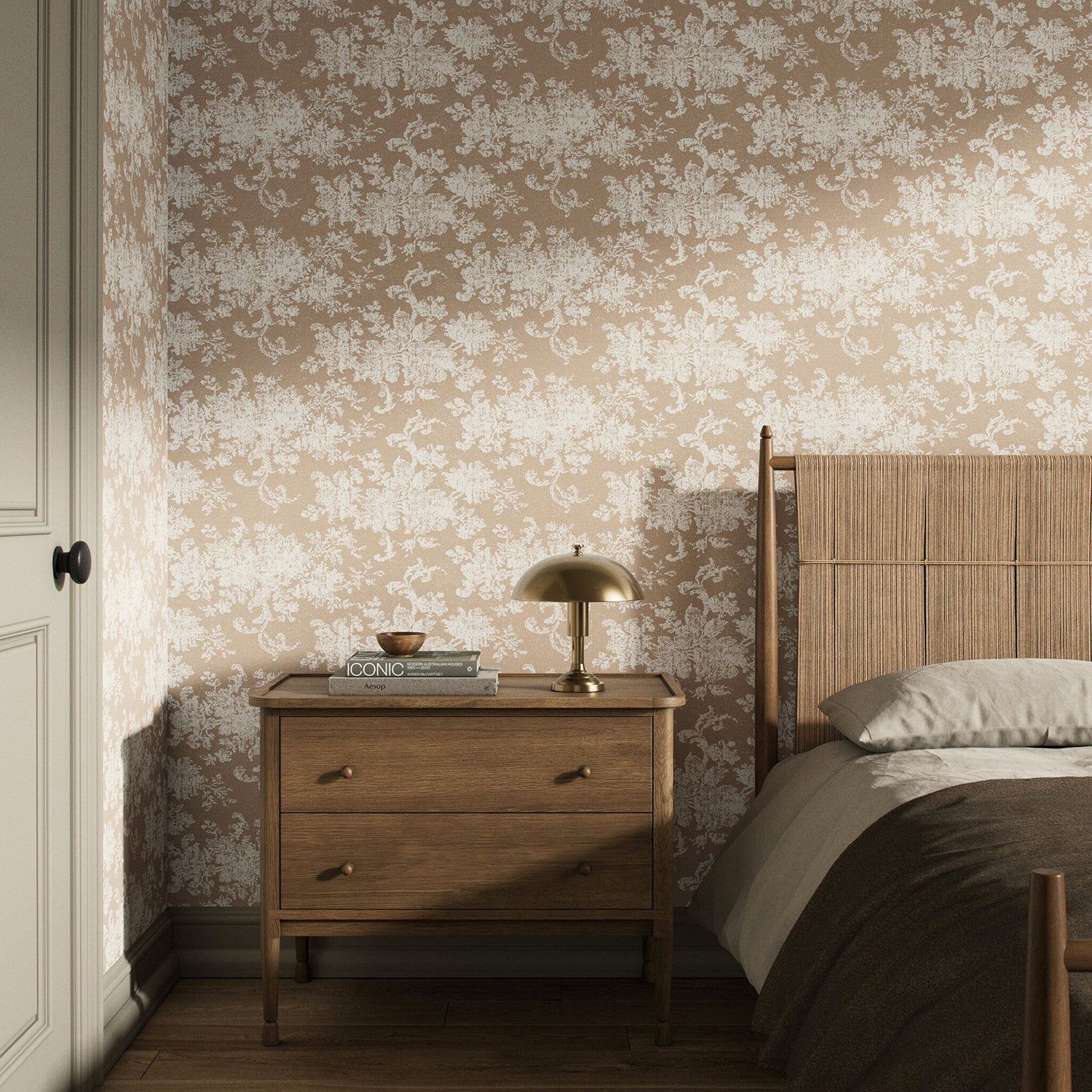 FH Art Studio Fallingbrook Tan I Wallpaper