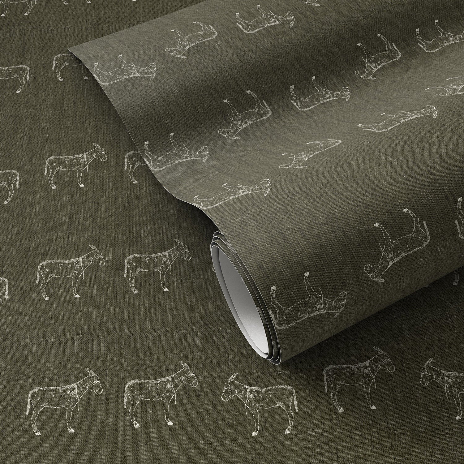 Paul Meyer x Four Hands Burros Olive Night I Wallpaper
