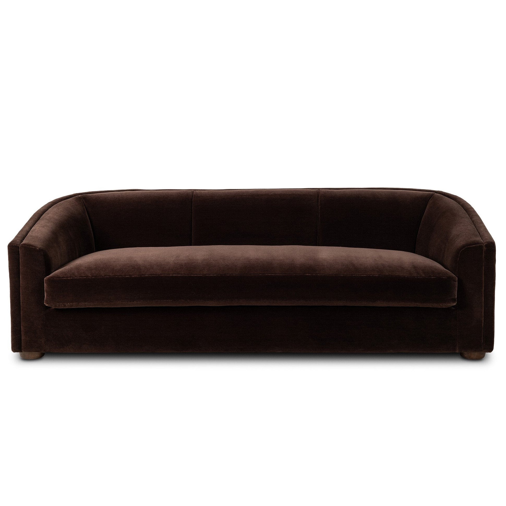 Four Hands Presley Monte Chocolate Sofa - front view