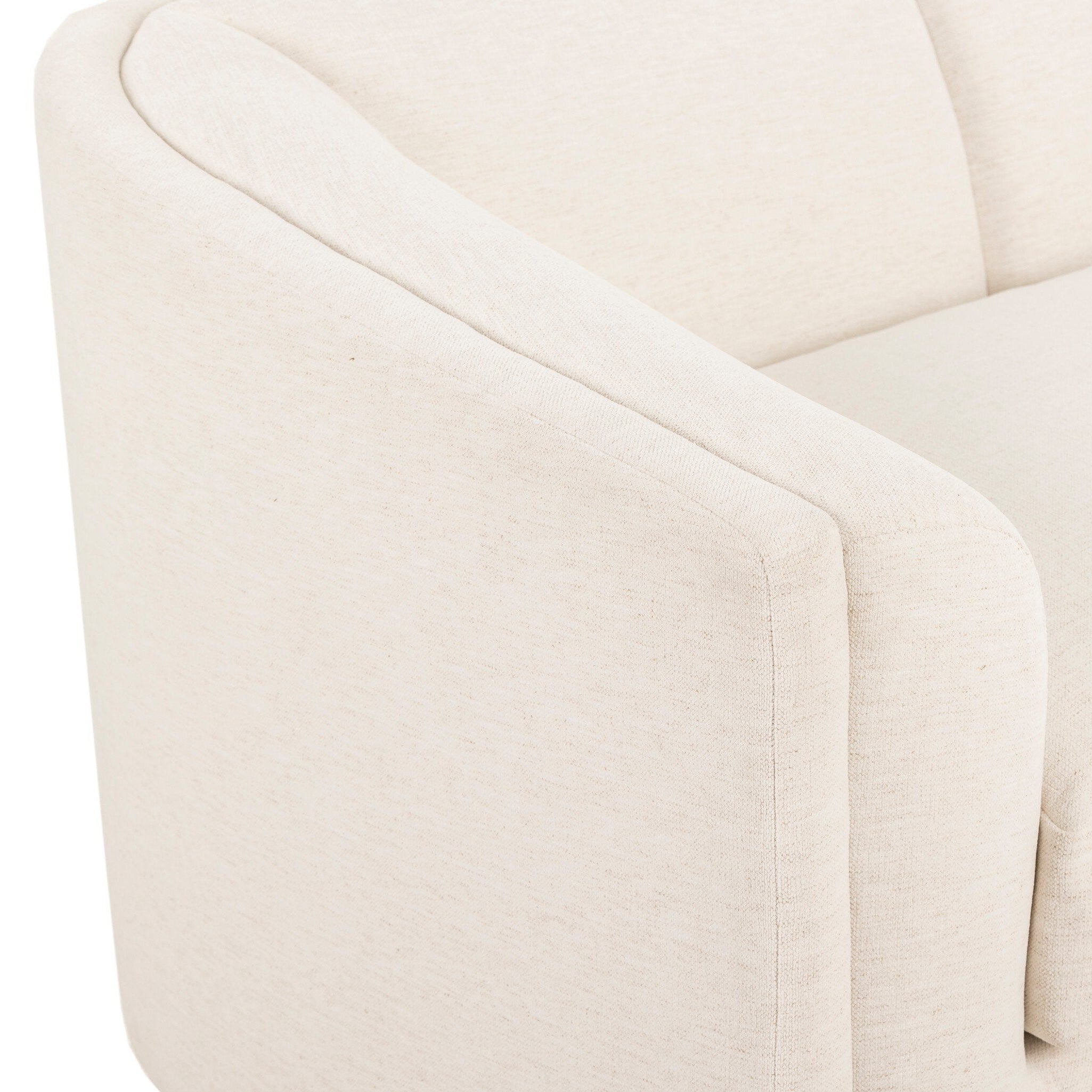 Four Hands Presley Crypton Nomad Snow Sofa - detail view 2