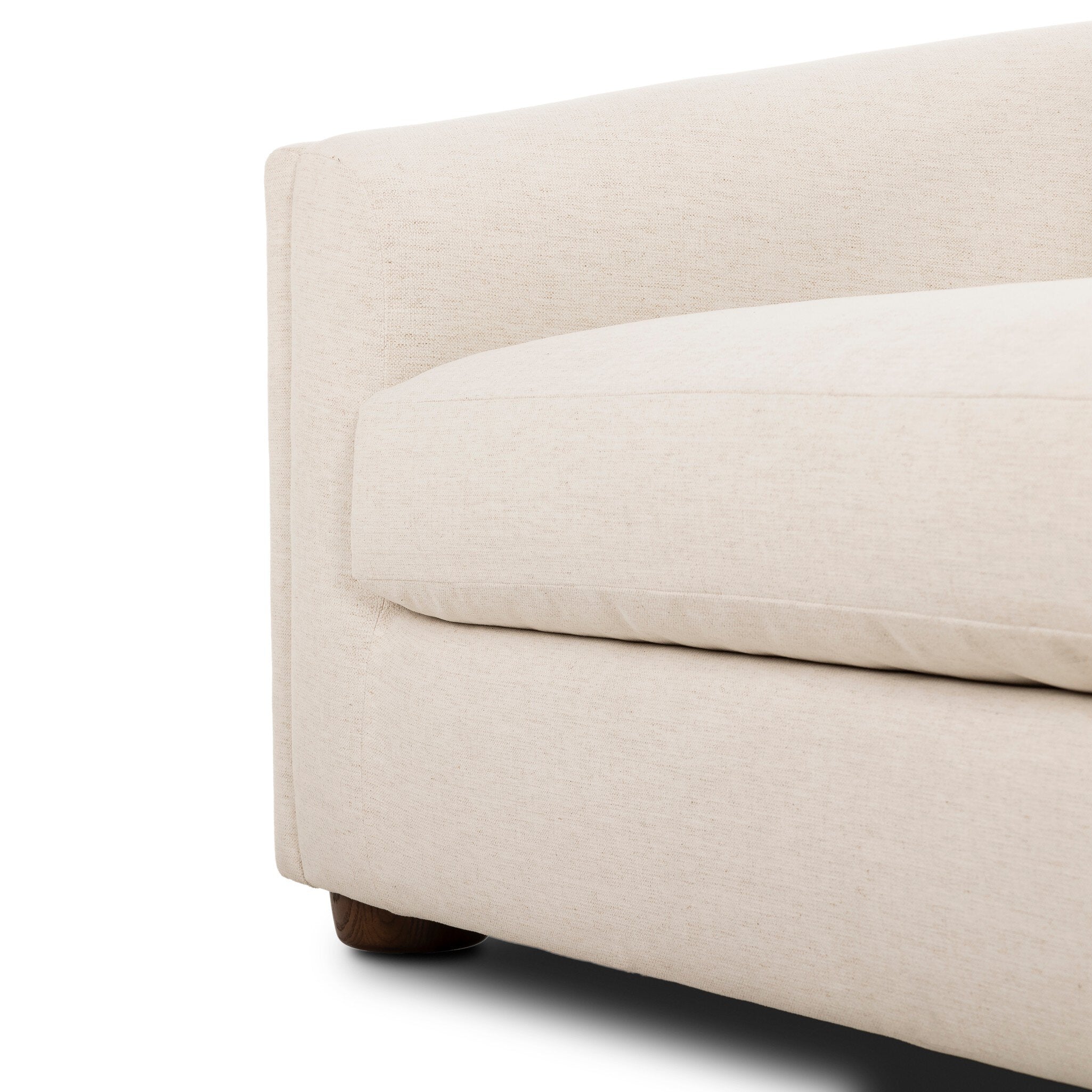 Four Hands Presley Crypton Nomad Snow Sofa - detail view 4