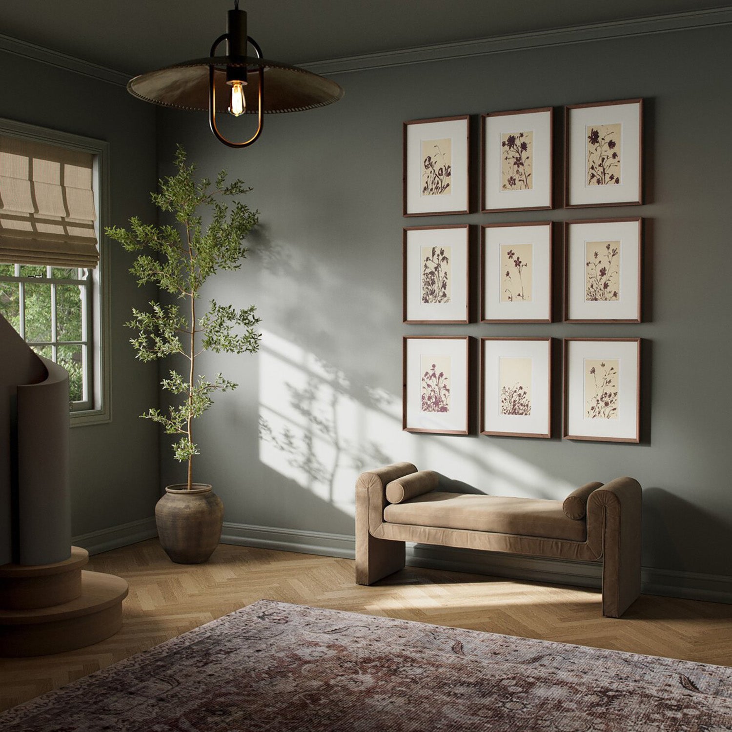 Four Hands Wild Blooms Set Framed Wall Art