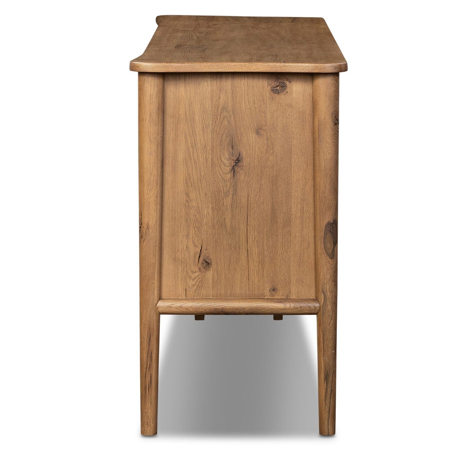 Four Hands Weslin Drifted Oak Sideboard - side profile