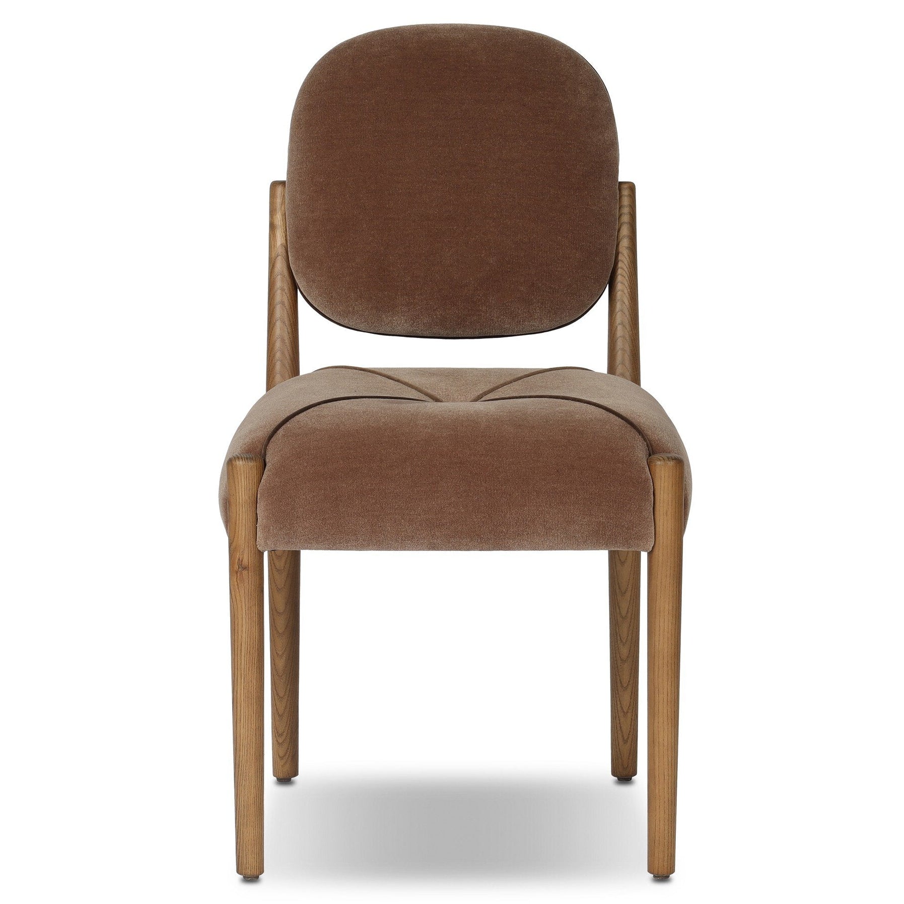 Four Hands Auden Monte Mushroom Dining Chair - front view
