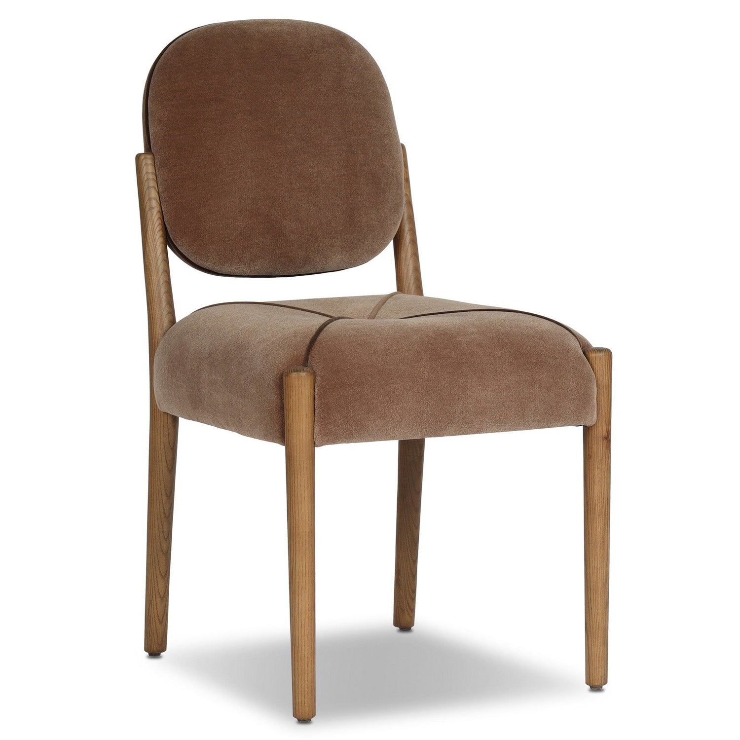 Four Hands Auden Monte Mushroom Dining Chair - styled view