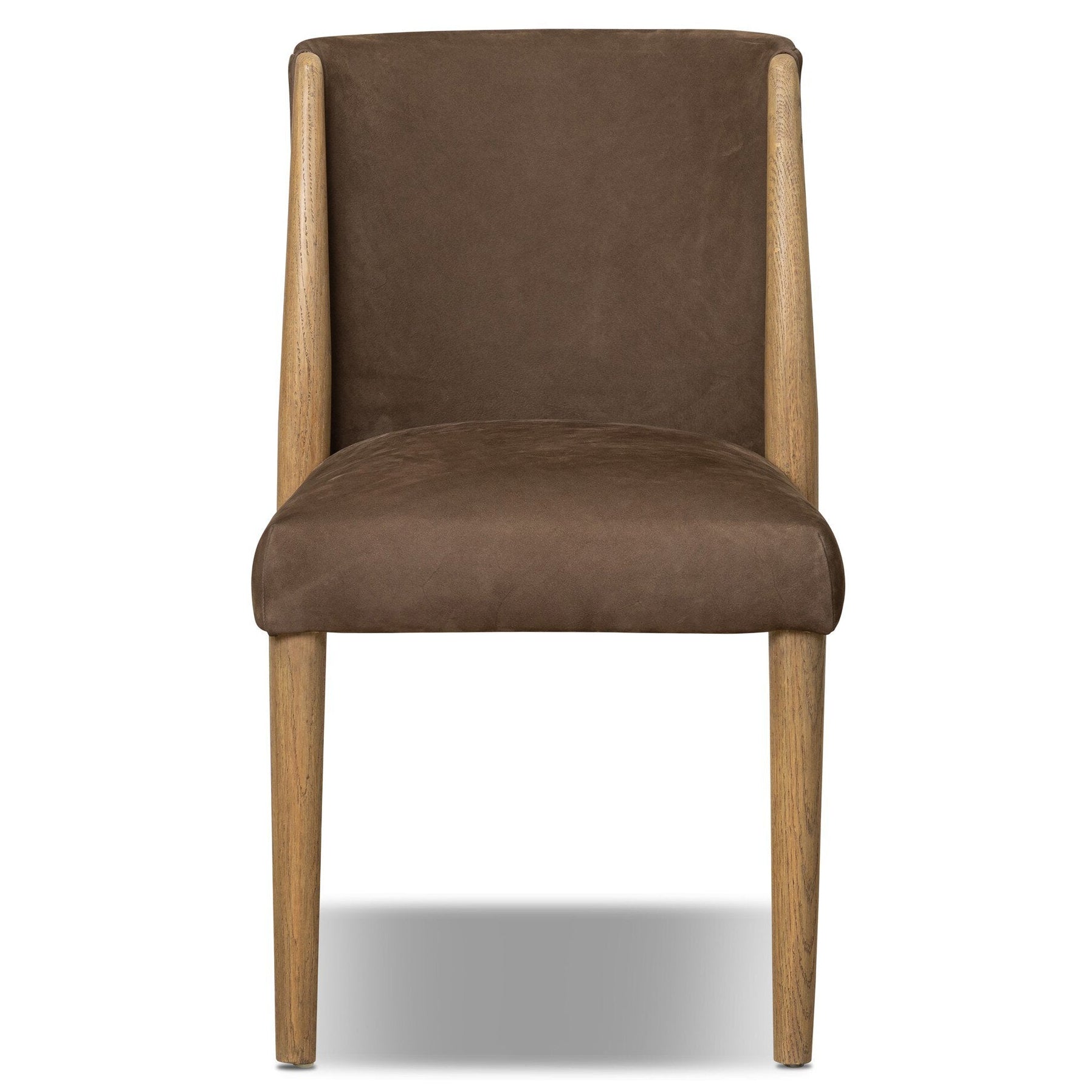 Four Hands Marela Nubuck Cigar Dining Chair front view