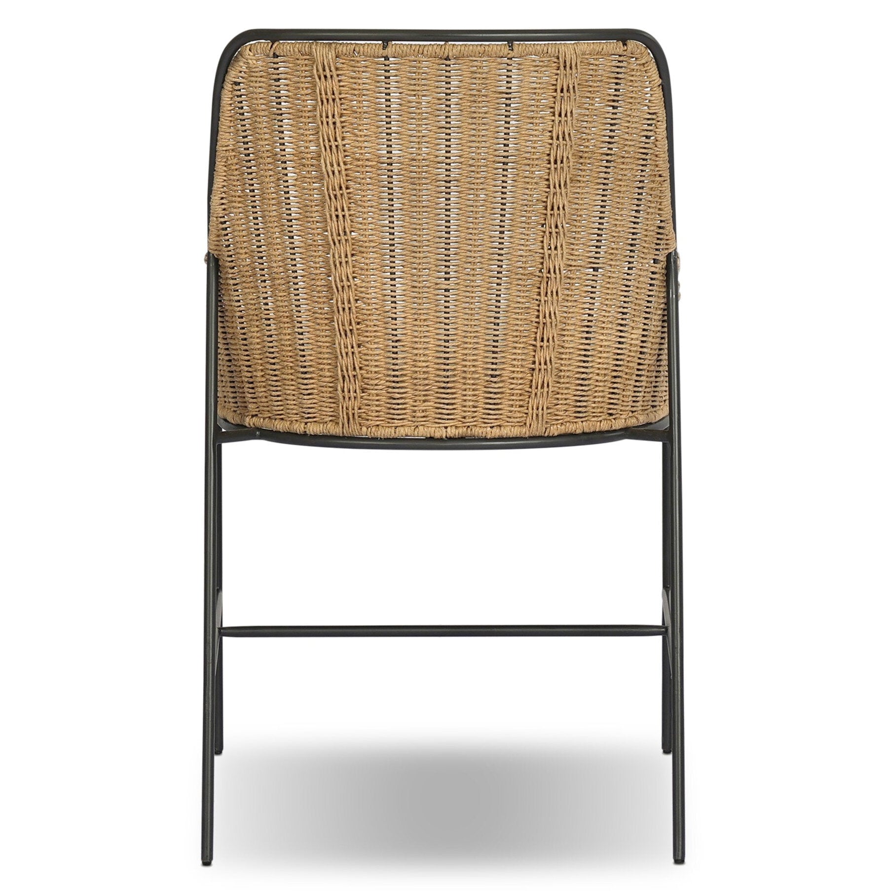 Four Hands Elson Savile Flax Dining Chair back view