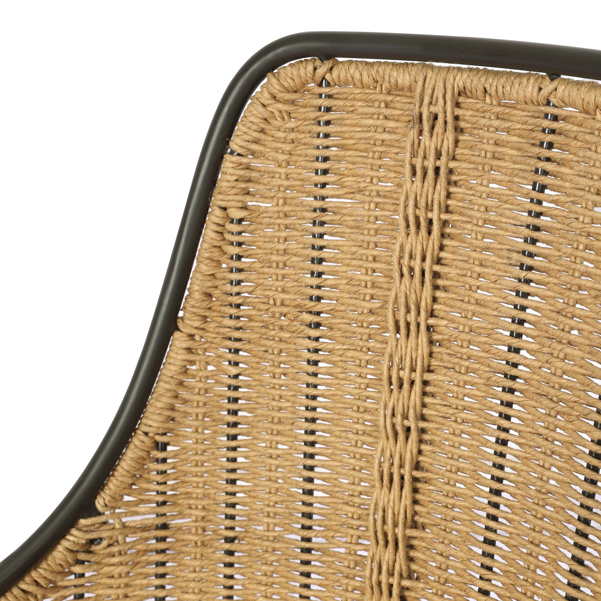 Four Hands Elson Savile Flax Dining Chair close-up detail 7