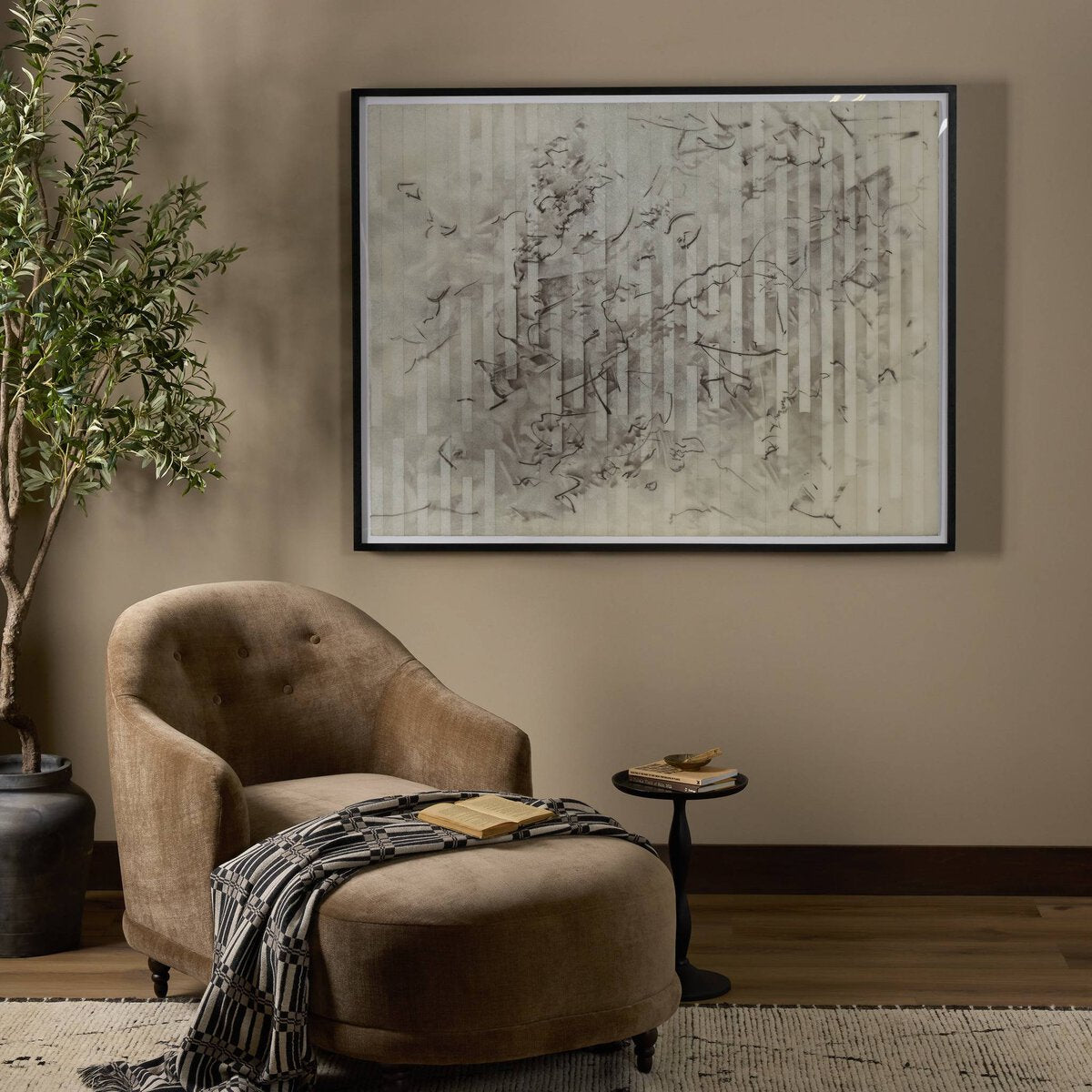 Adrian White x Four Hands Paisaje Flotante XI Framed Artwork