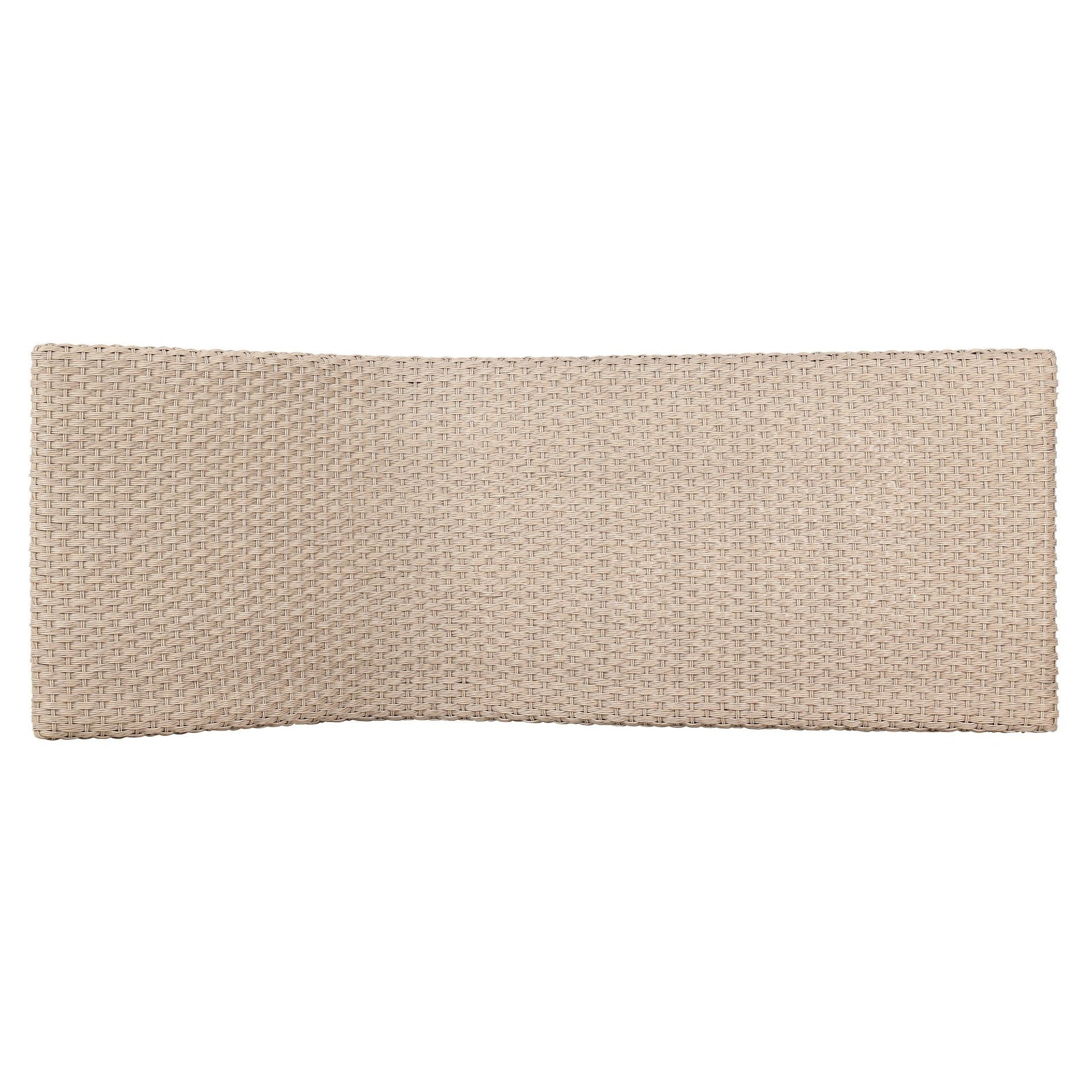 Four Hands Quinta Antique Dune Outdoor Chaise - top-down view