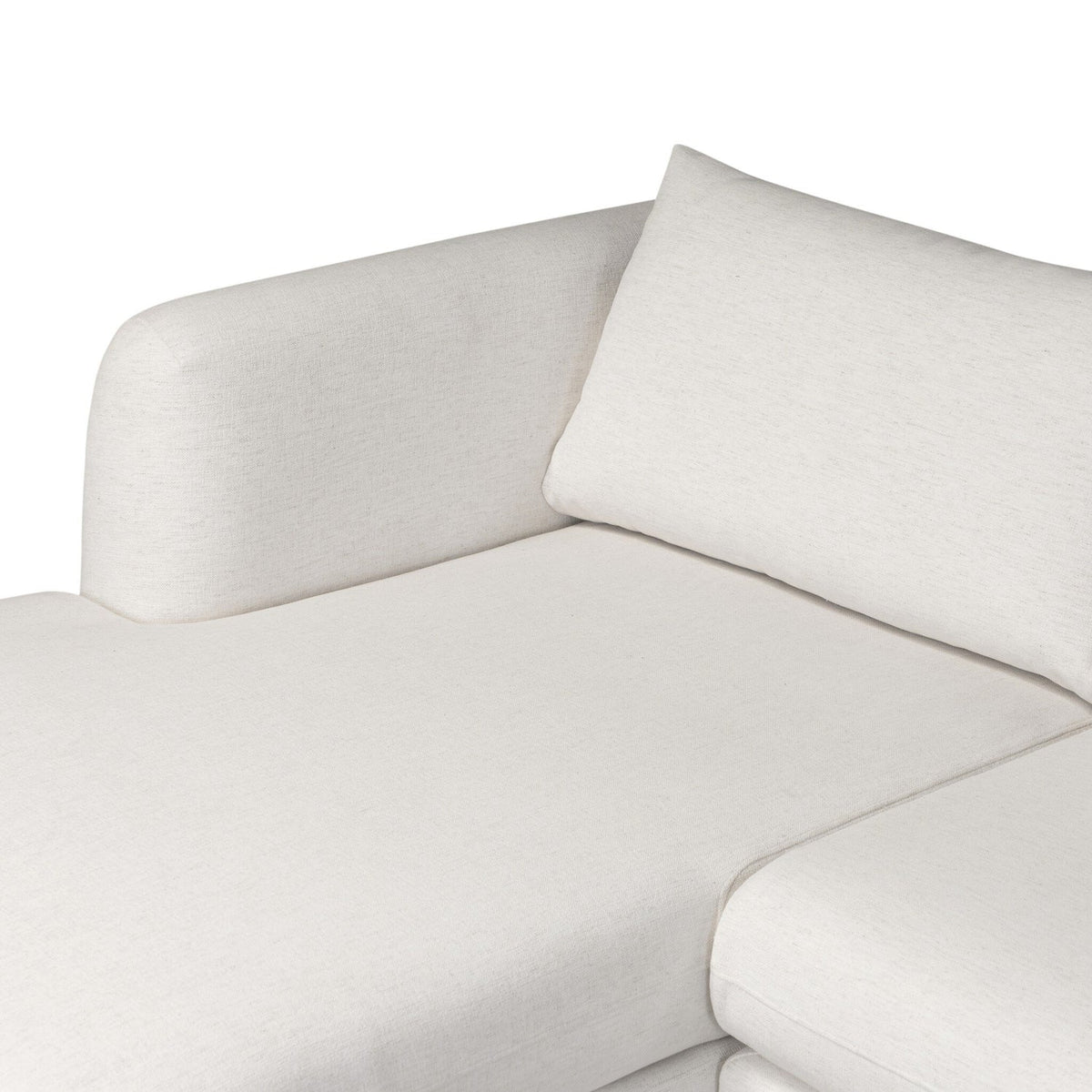 Four Hands Anissa Crypton Nomad Snow 3 Piece Corner Sectional Sofa - detail 1