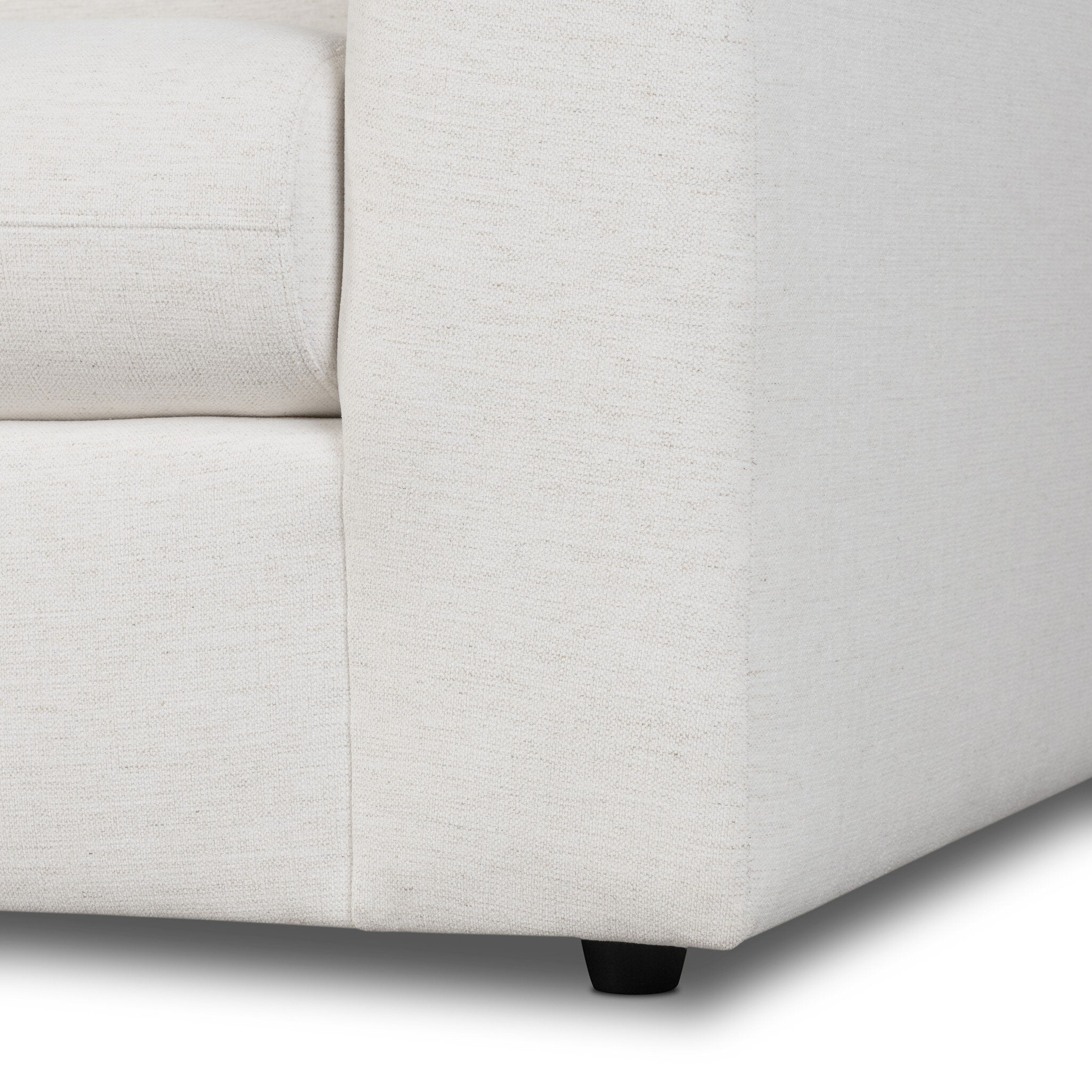 Four Hands Anissa Crypton Nomad Snow 3 Piece Corner Sectional Sofa - detail 6