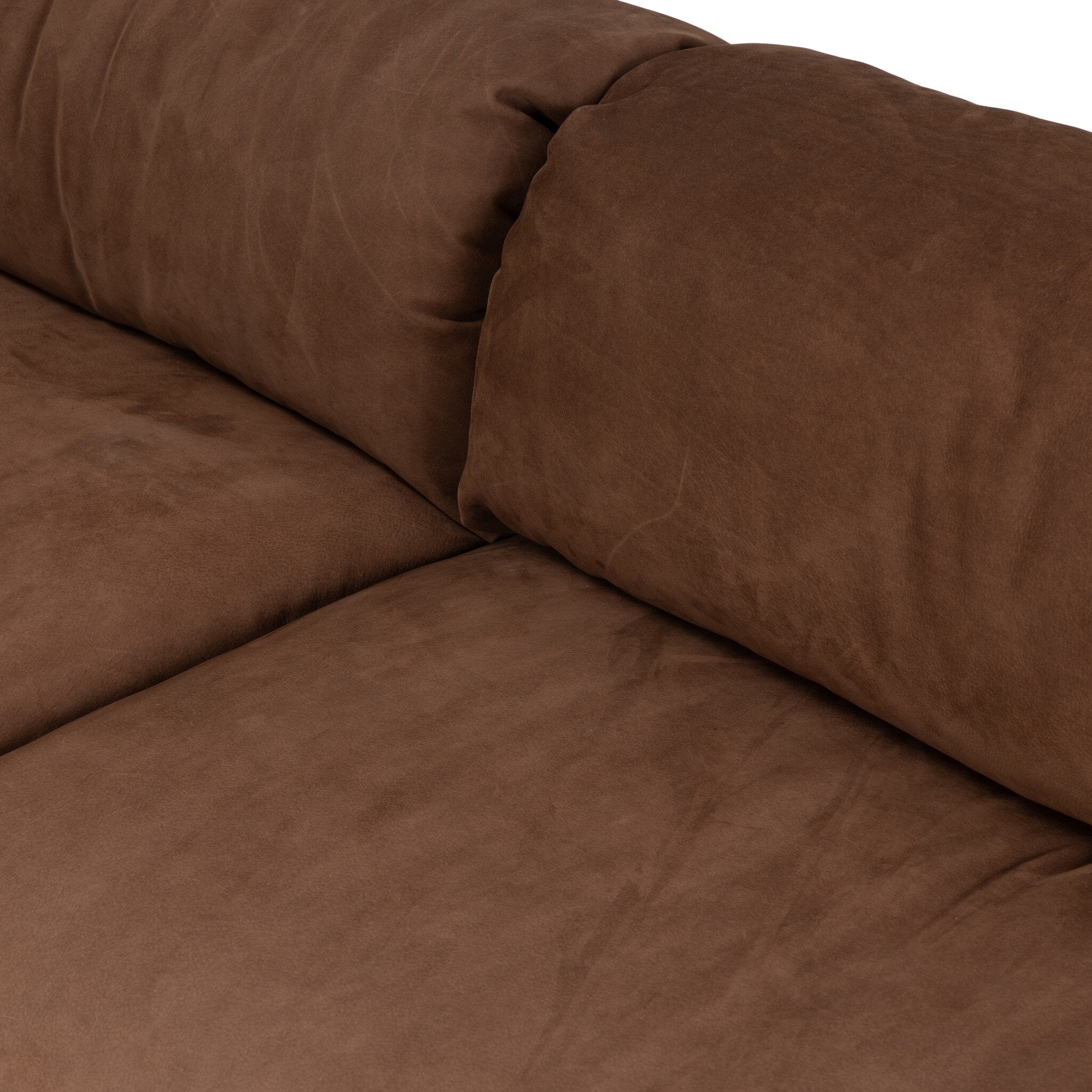 Four Hands Voller Nubuck Tobacco 96in Sofa - detail 5