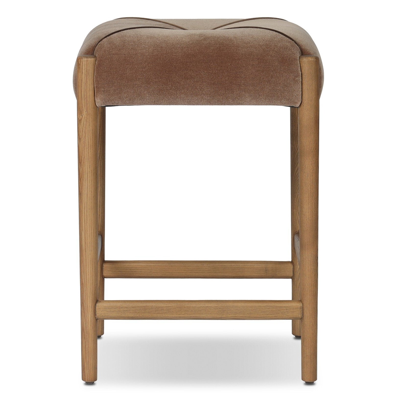 Four Hands Auden Monte Mushroom Counter Stool - front view