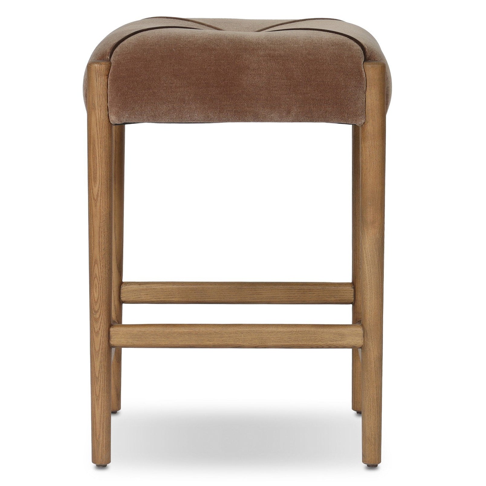 Four Hands Auden Monte Mushroom Counter Stool - side view