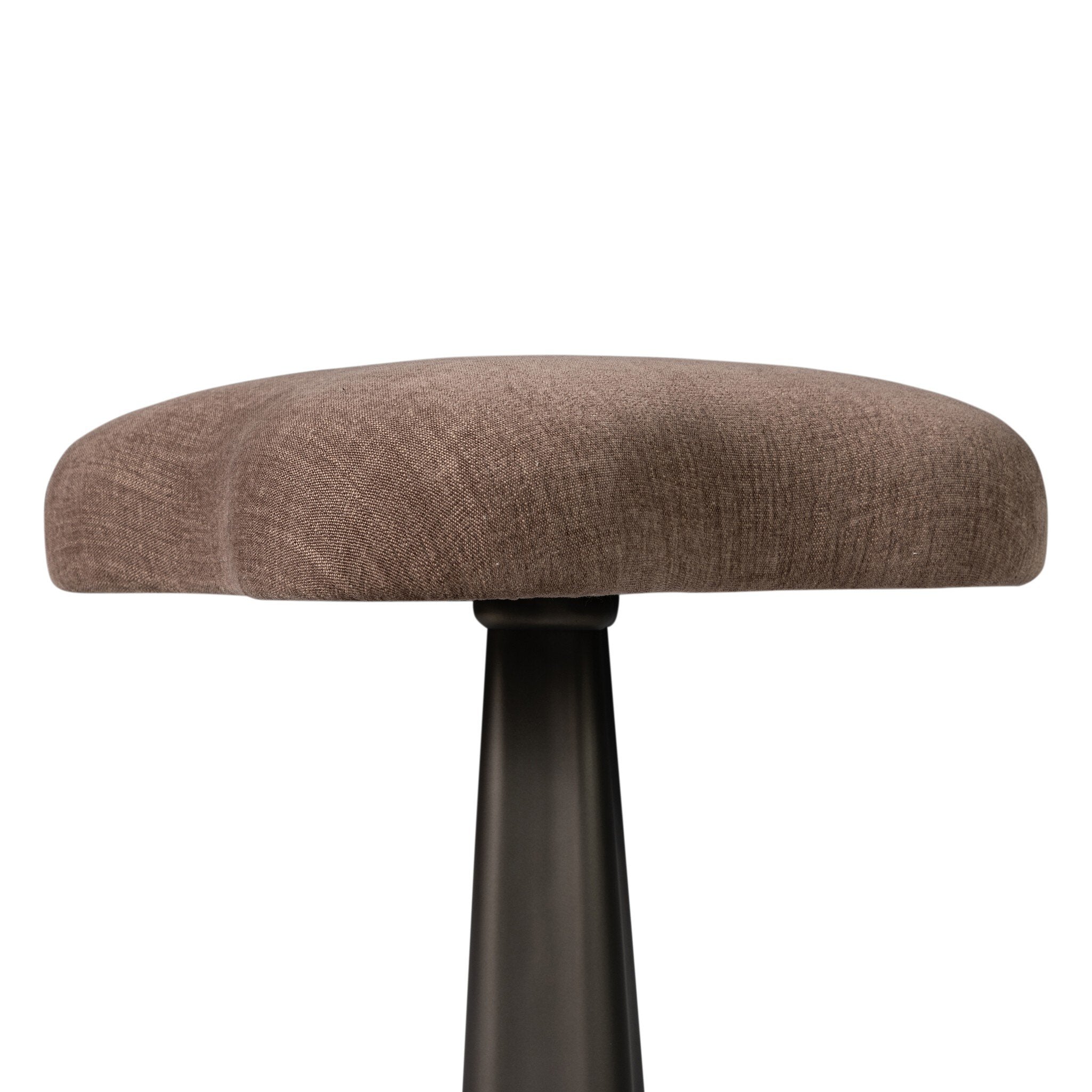 Four Hands Clova Laughlin Cafe Swivel Counter Stool finish close-up