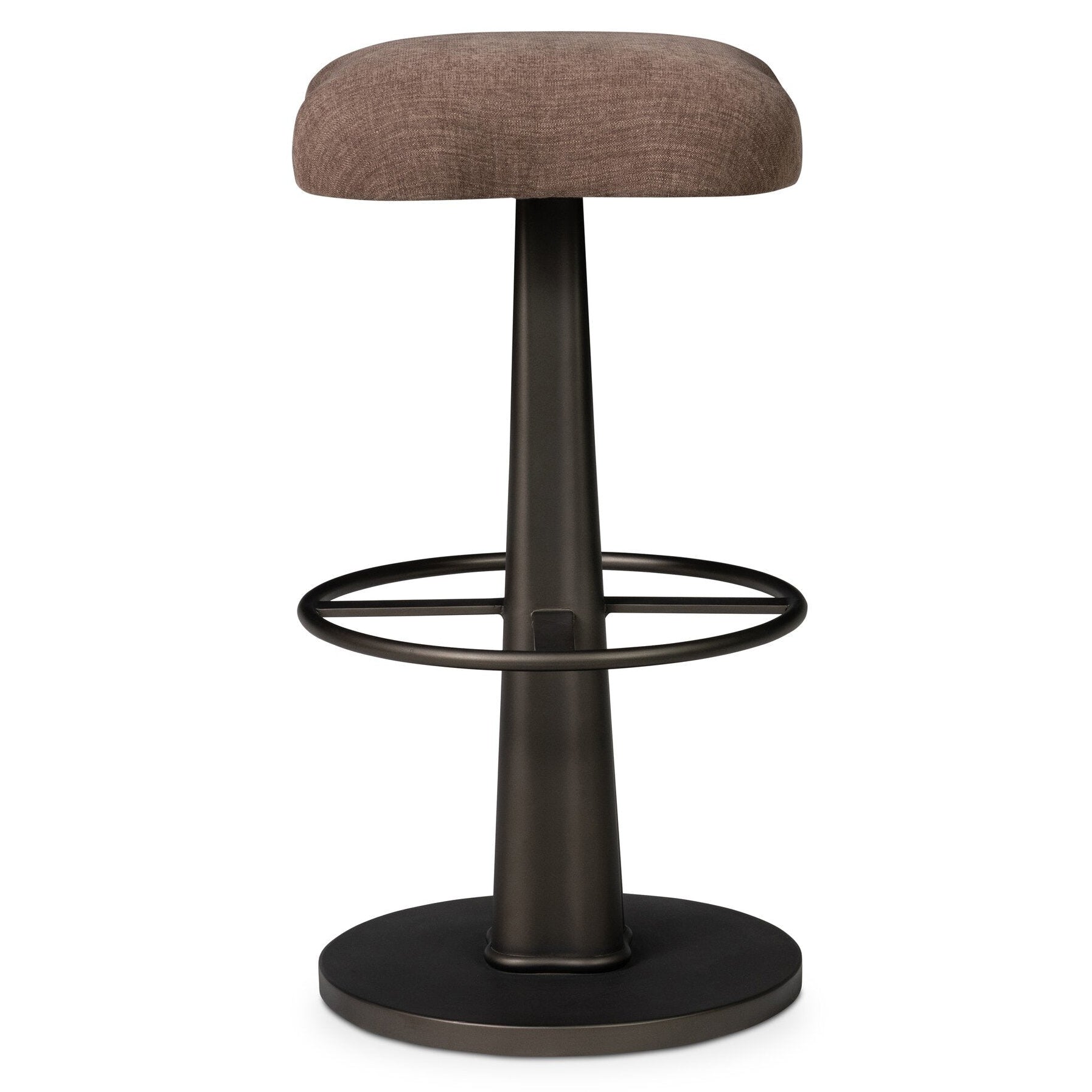 Four Hands Clova Laughlin Cafe Swivel Bar Stool front view