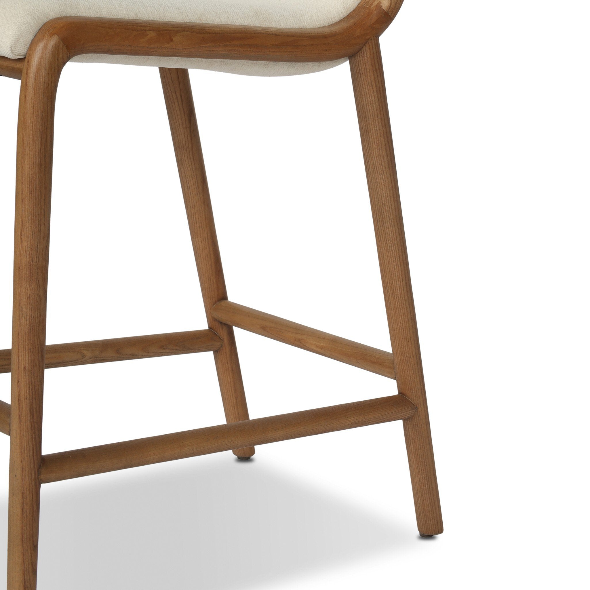 Four Hands Rafe Crypton Nomad Snow Counter Stool material close-up