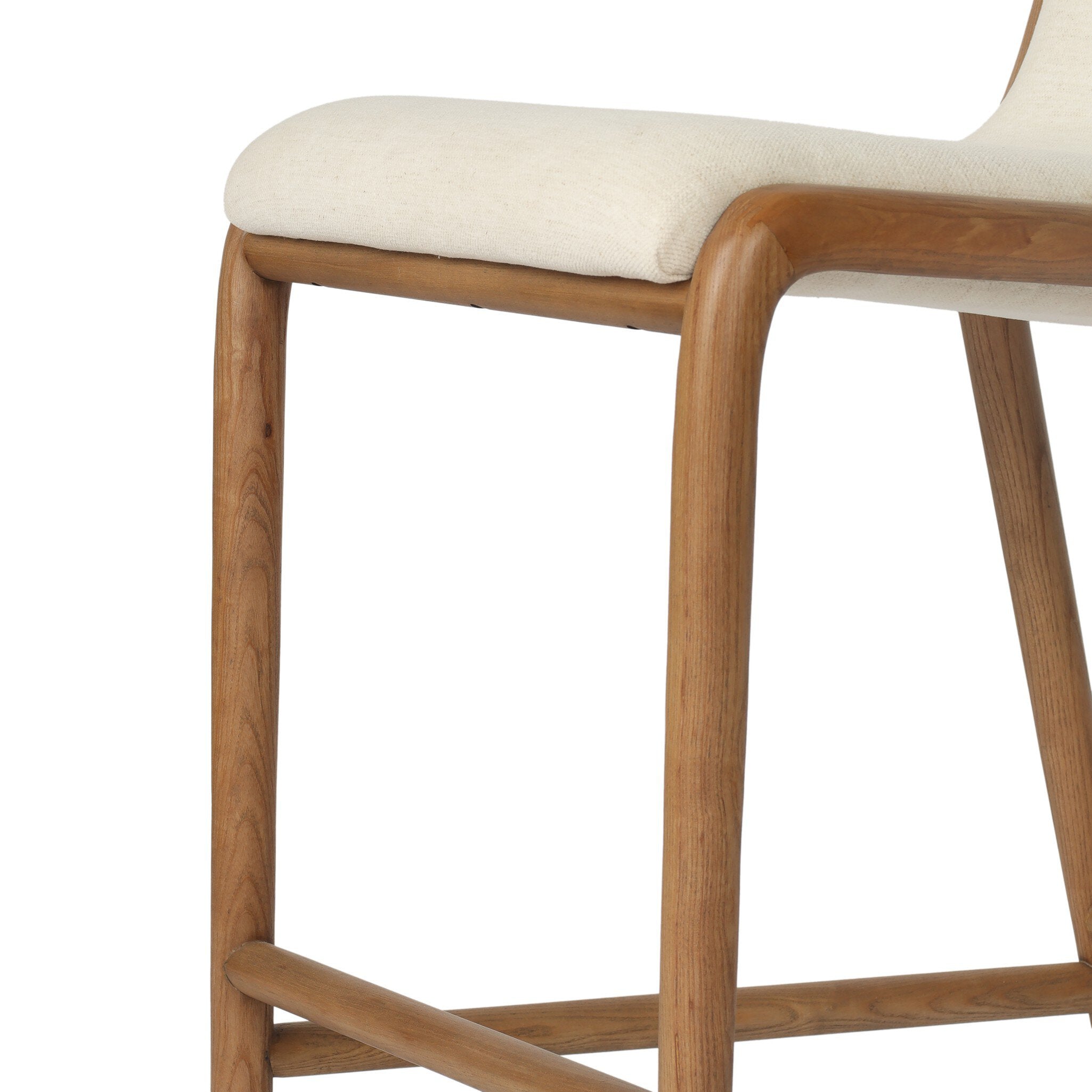 Four Hands Rafe Crypton Nomad Snow Counter Stool finish close-up