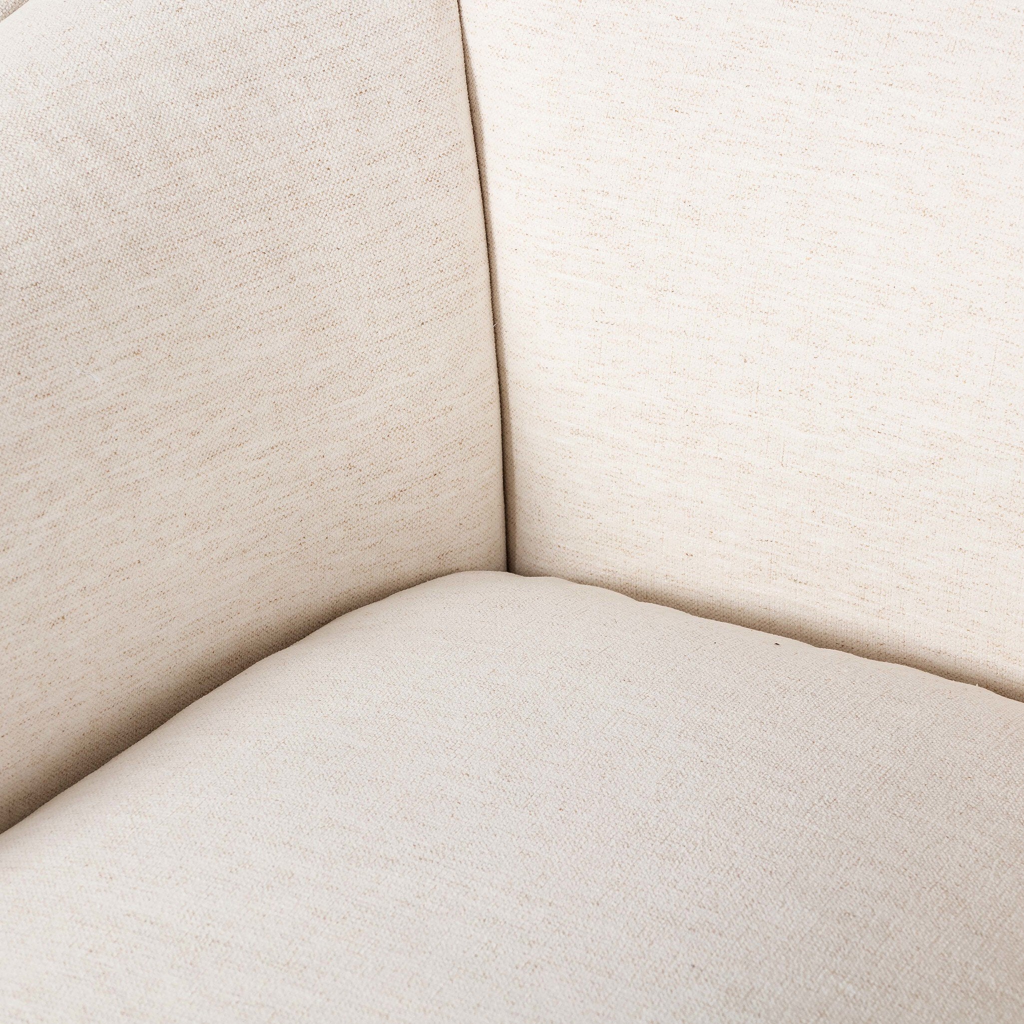 Four Hands Presley Crypton Nomad Snow Swivel Chair material close-up