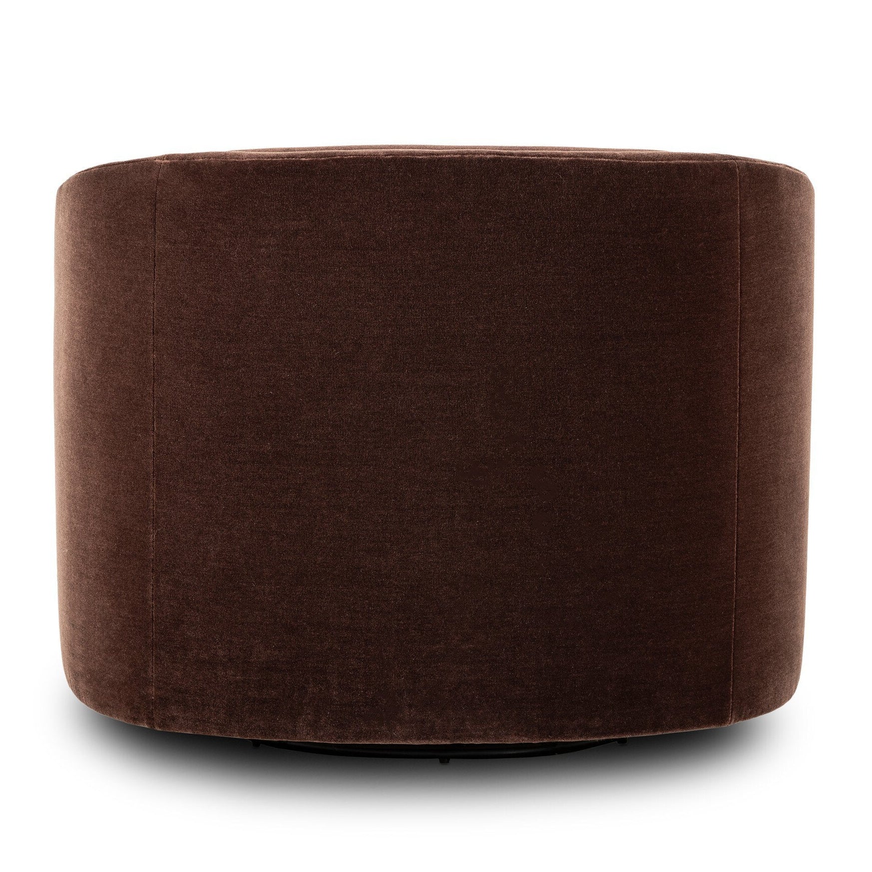 Four Hands Presley Monte Chocolate Swivel Chair back view