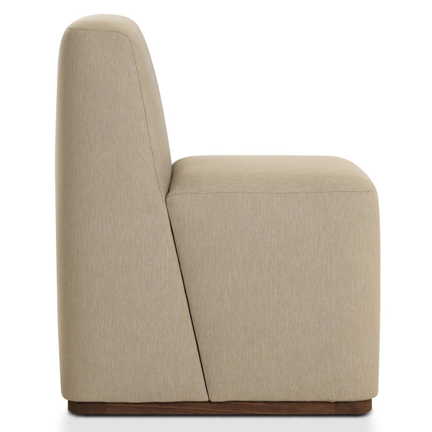 Four Hands Almere Vergo Camel Outdoor Dining Chair side view