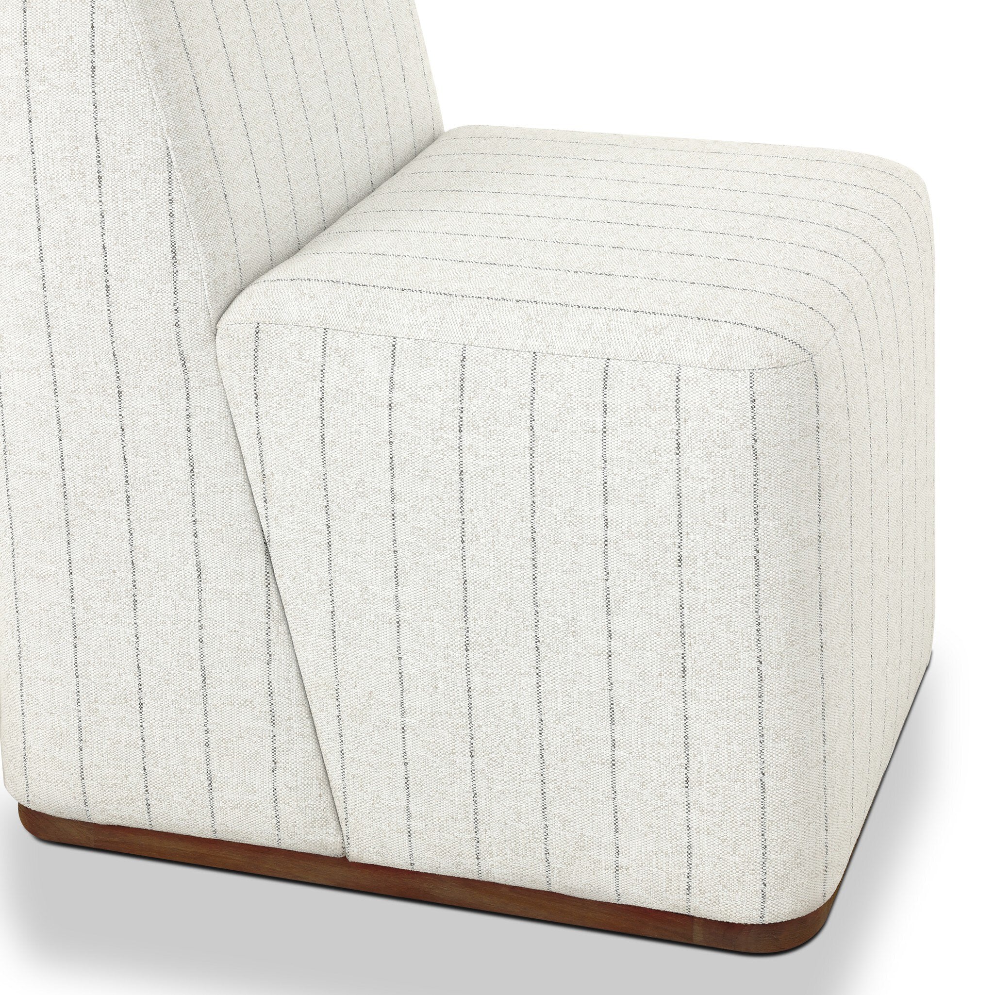 Four Hands Almere Amalfi Natural Outdoor Dining Chair close-up detail
