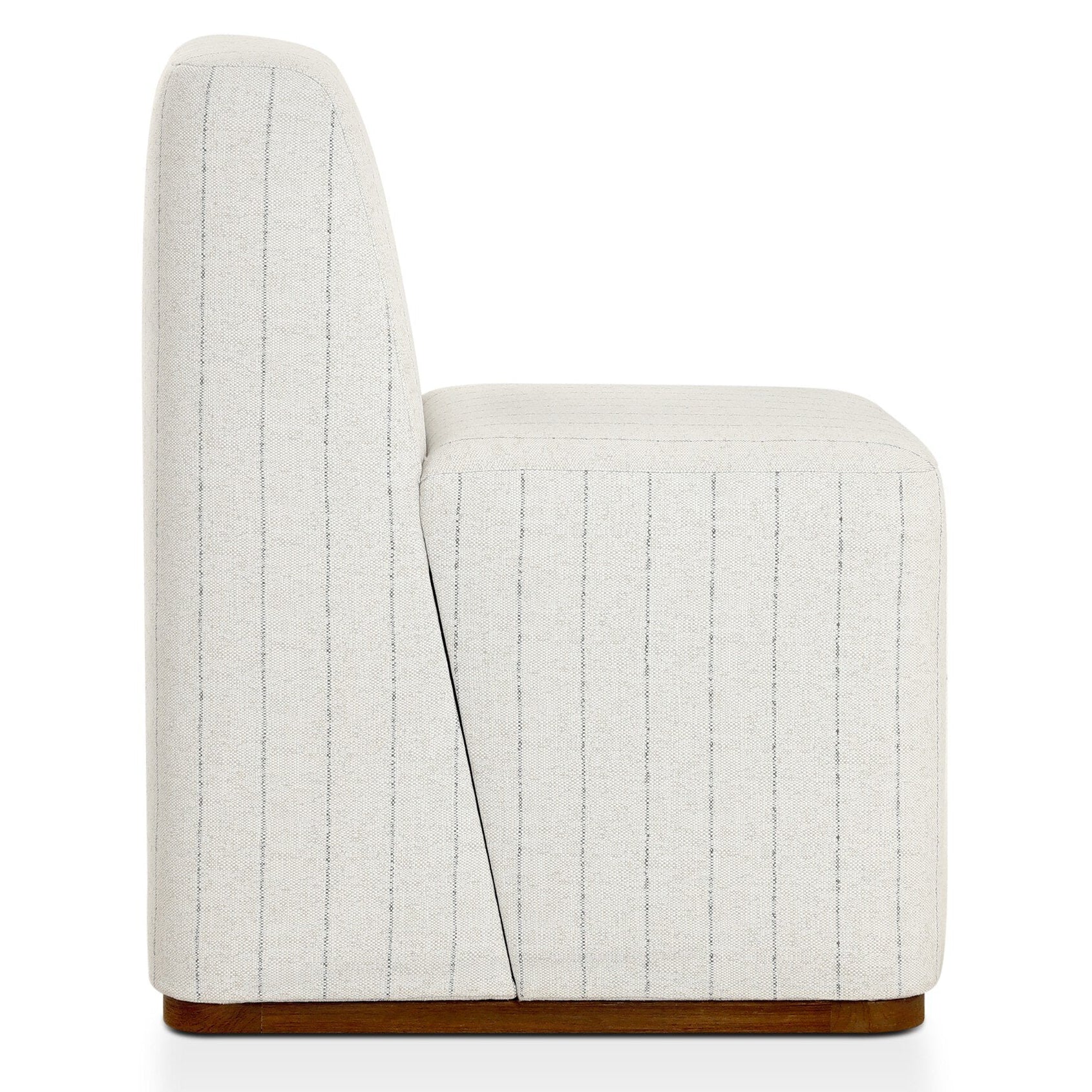 Four Hands Almere Amalfi Natural Outdoor Dining Chair side view