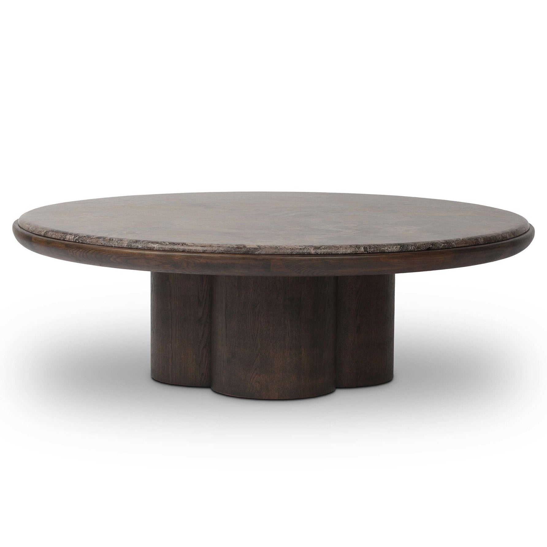 Four Hands Zeke Coco Ash Coffee Table front view