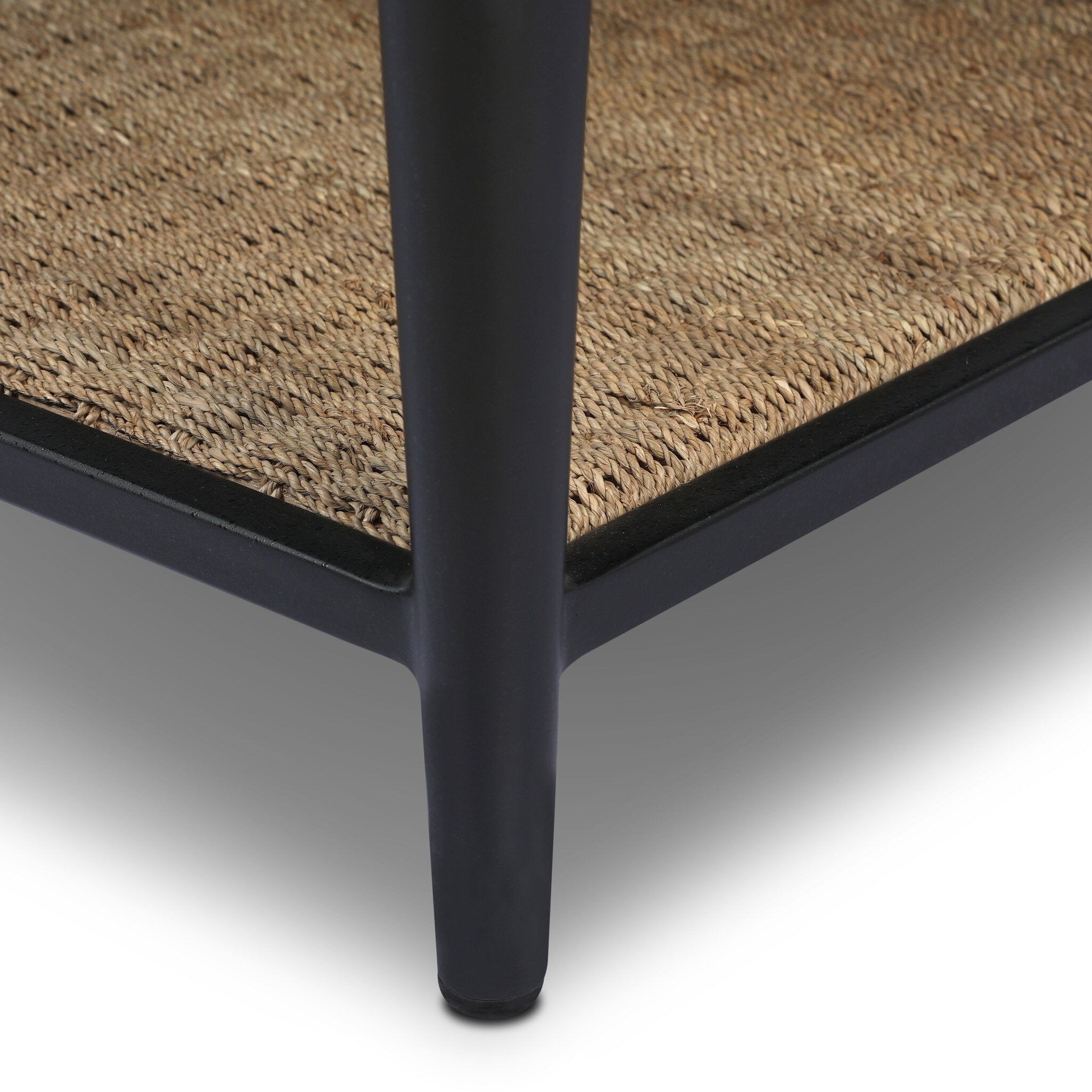 Four Hands Thalen Rough Iron Coffee Table detail view 7