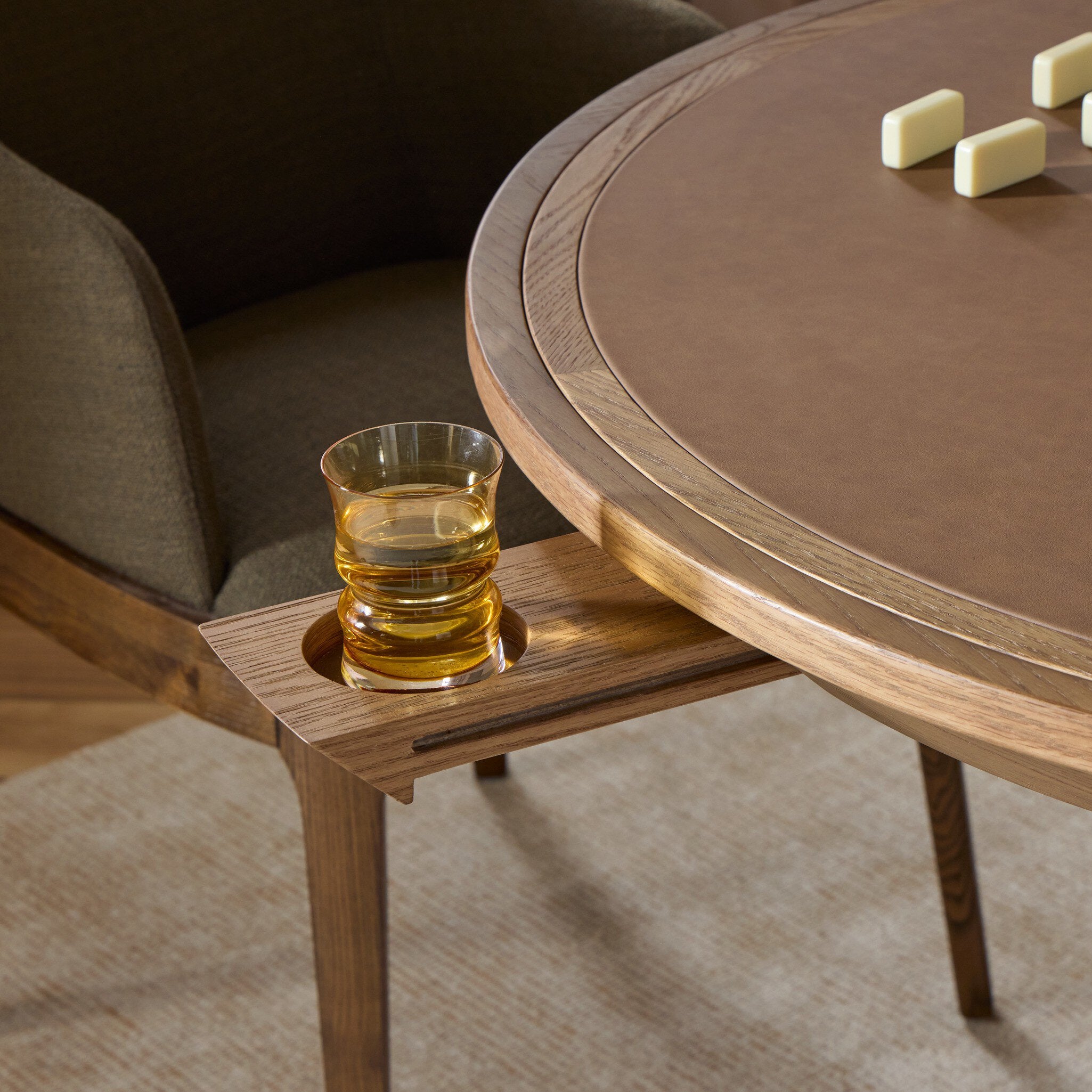 Four Hands Victor Maestro Cigar Game Table detail view 7