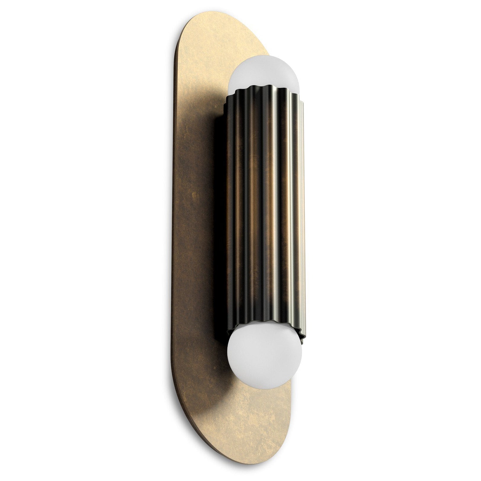 Four Hands Vesta Heritage Bronze Brass Wall Sconce detail view 2
