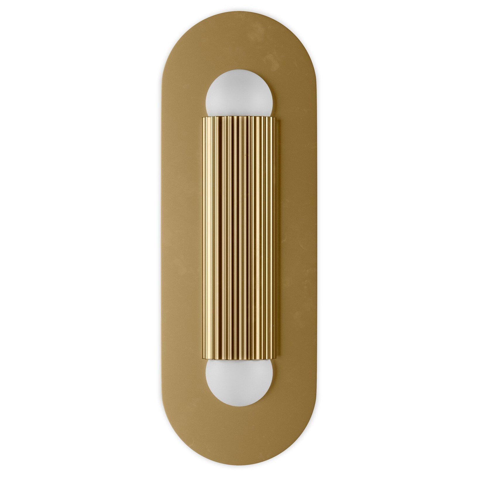 Four Hands Vesta Burnished Brass Wall Sconce front view