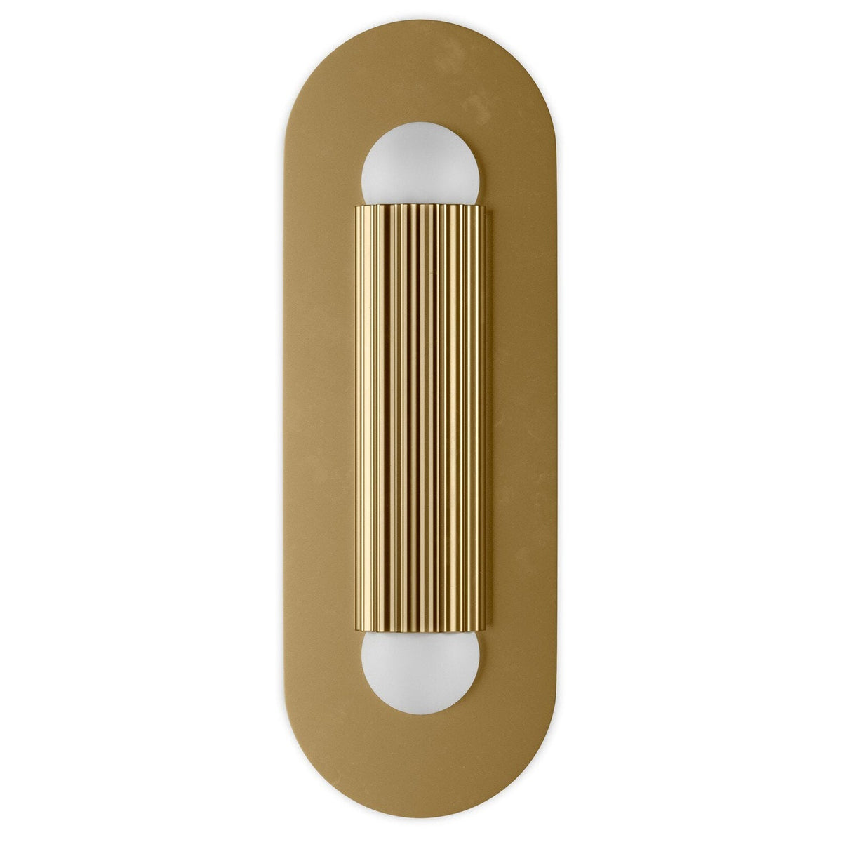 Four Hands Vesta Burnished Brass Wall Sconce front view
