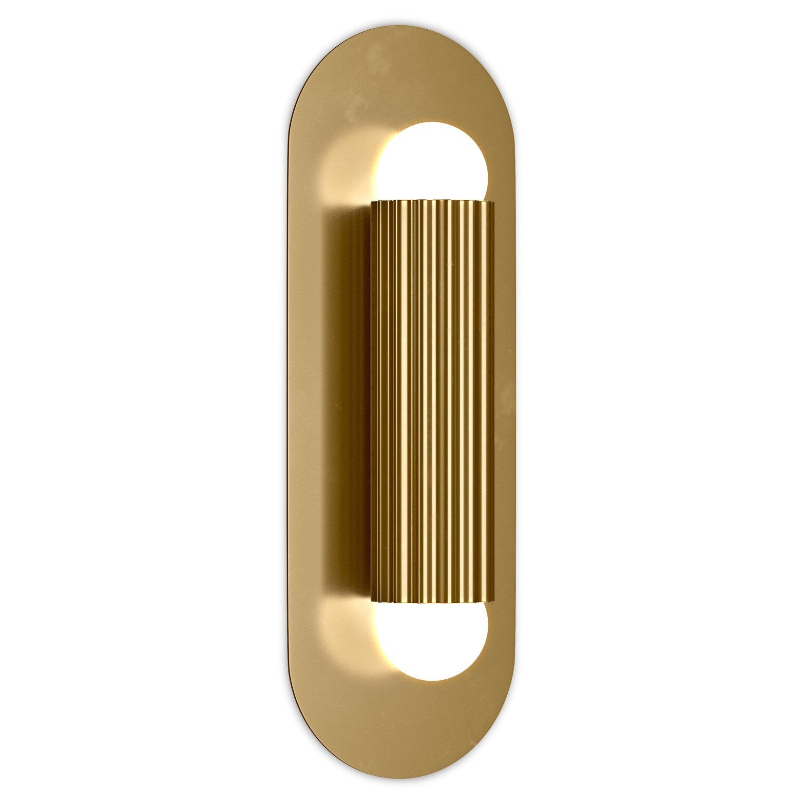 Four Hands Vesta Burnished Brass Wall Sconce styled view 2