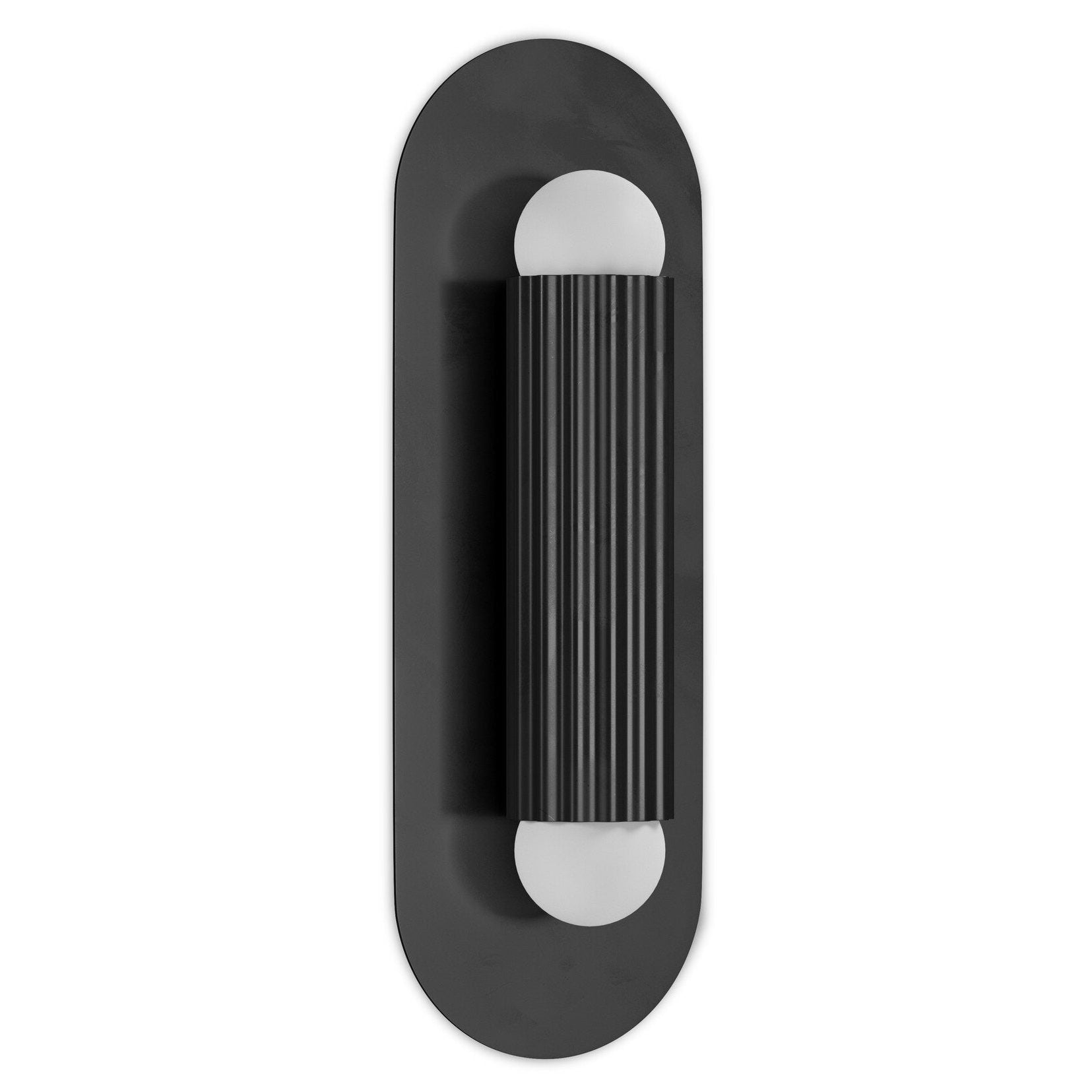 Four Hands Vesta Black Gunmetal Wall Sconce styled view