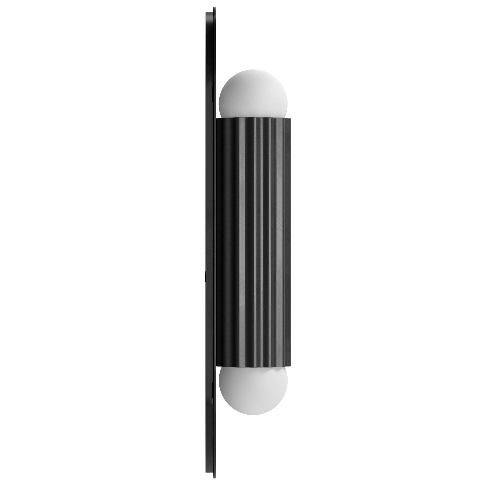 Four Hands Vesta Black Gunmetal Wall Sconce side view