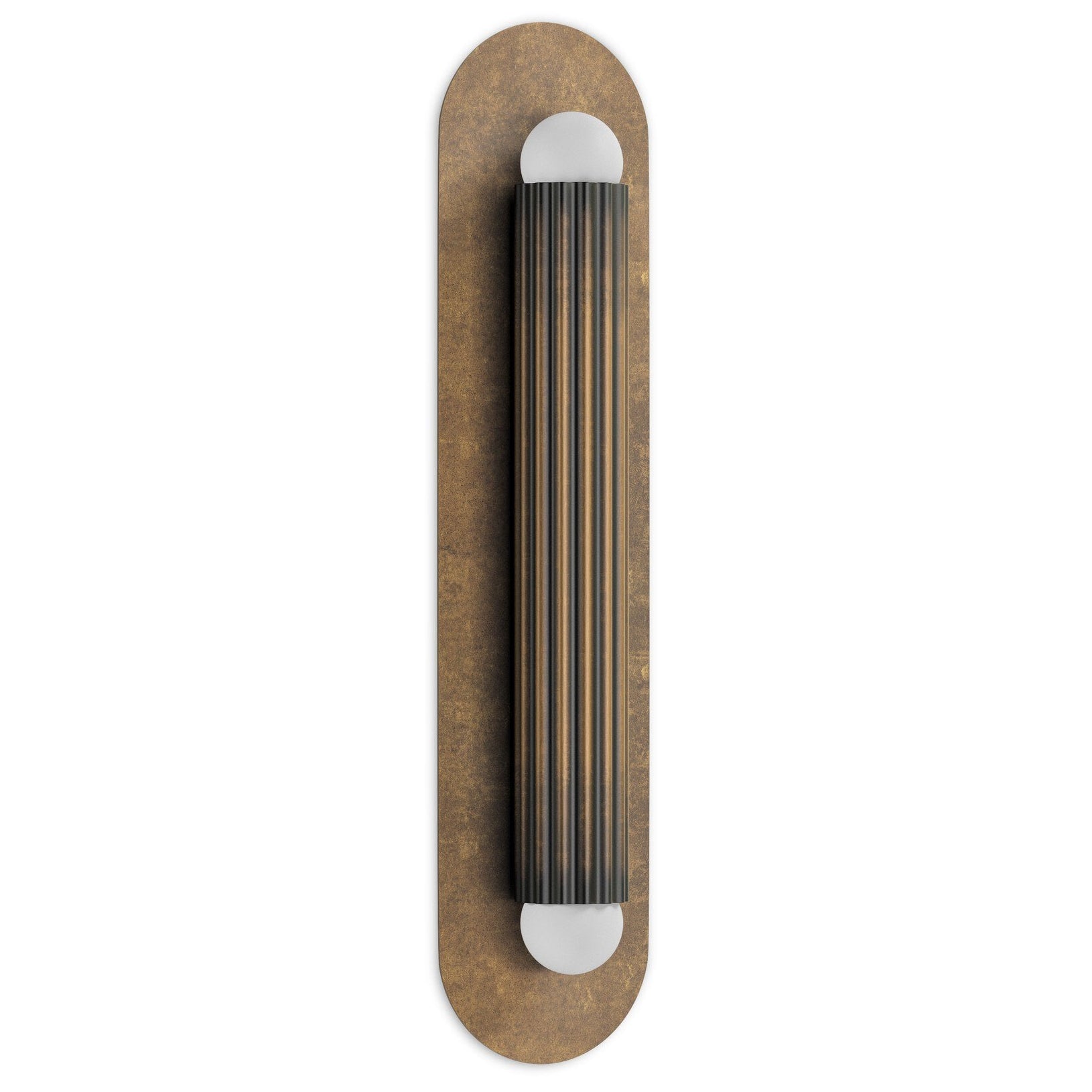 Four Hands Vesta Heritage Bronze Brass Wall Sconce styled setting
