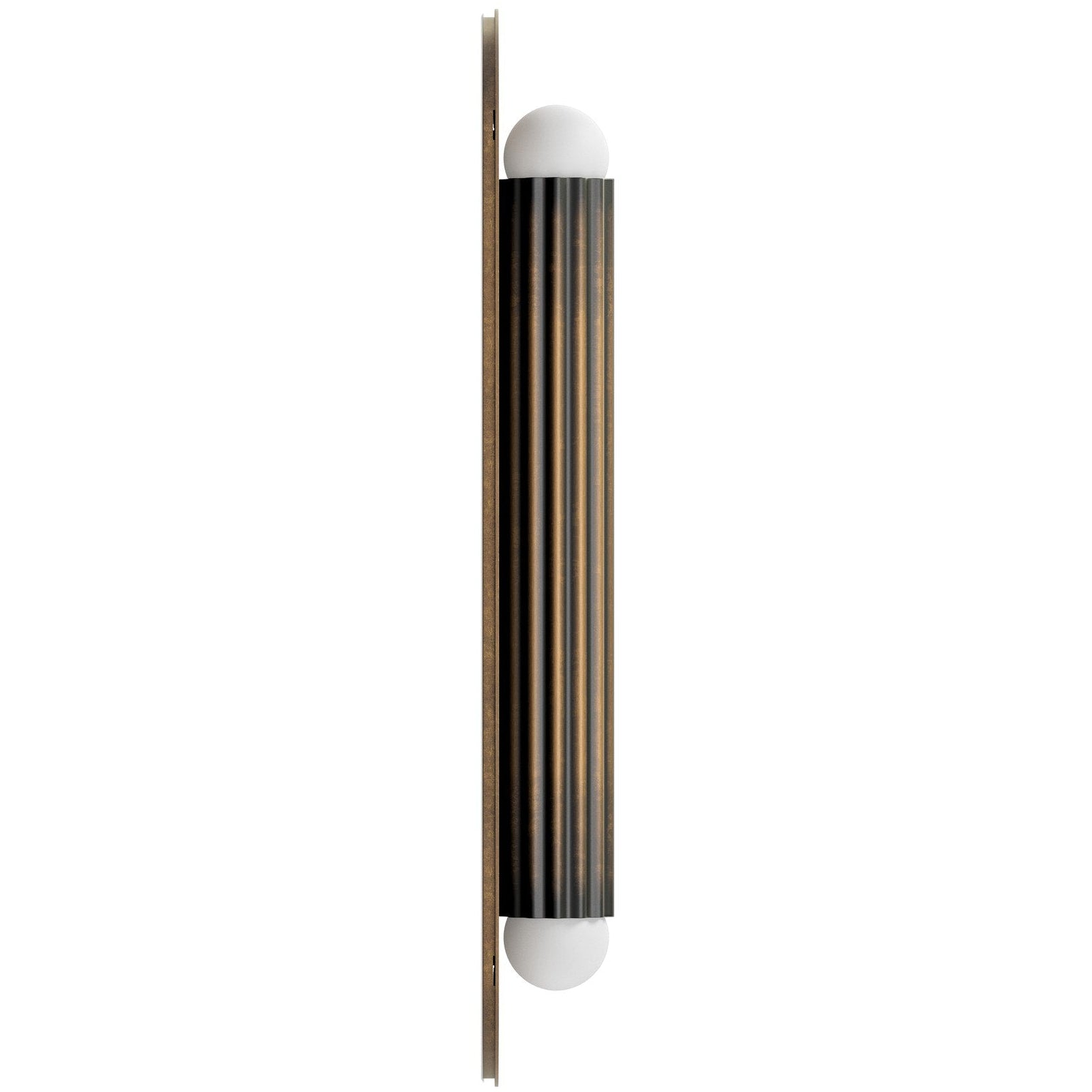 Four Hands Vesta Heritage Bronze Brass Wall Sconce side view