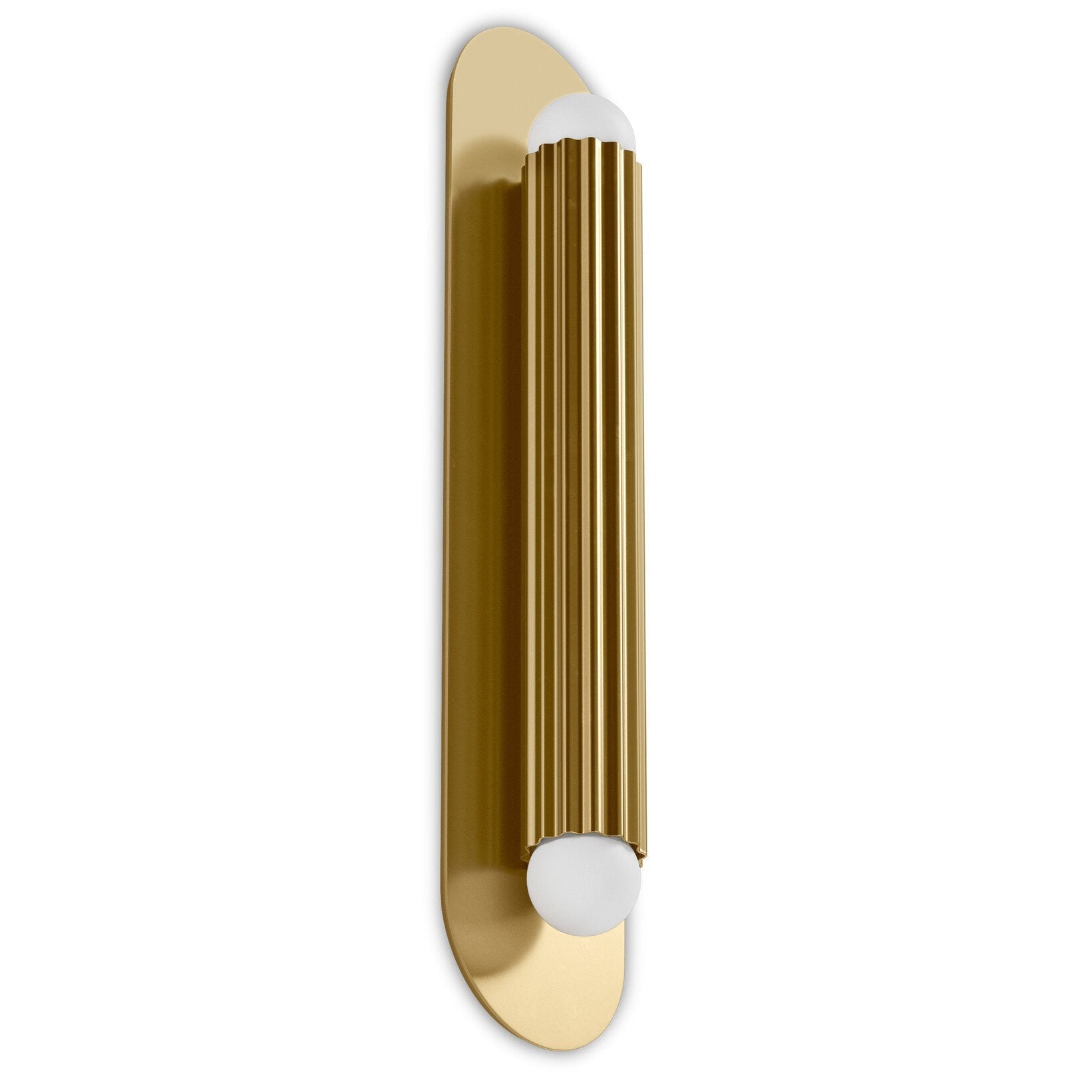 Four Hands Vesta Burnished Brass Wall Sconce close-up detail