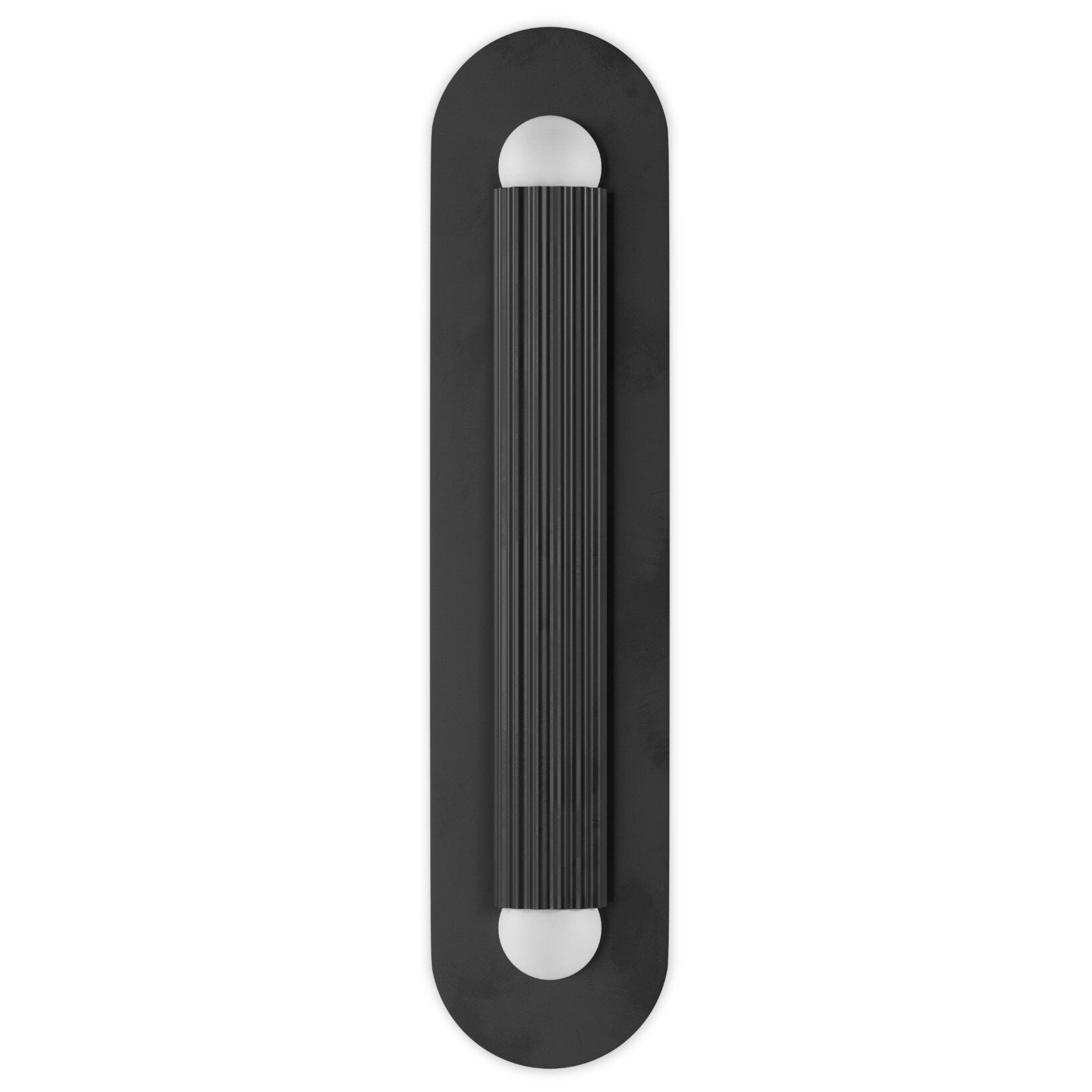 Four Hands Vesta Black Gunmetal Wall Sconce front view