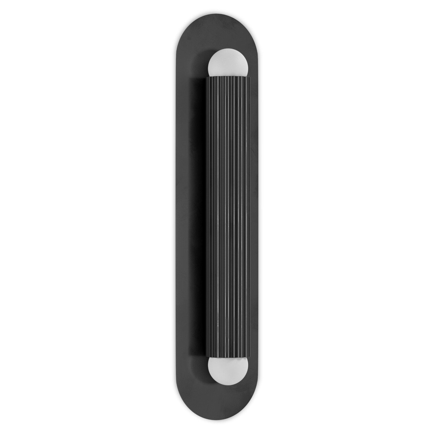 Four Hands Vesta Black Gunmetal Wall Sconce styled setting