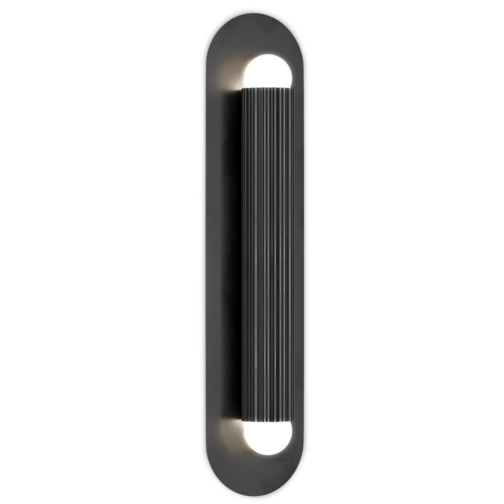 Four Hands Vesta Black Gunmetal Wall Sconce lifestyle setting