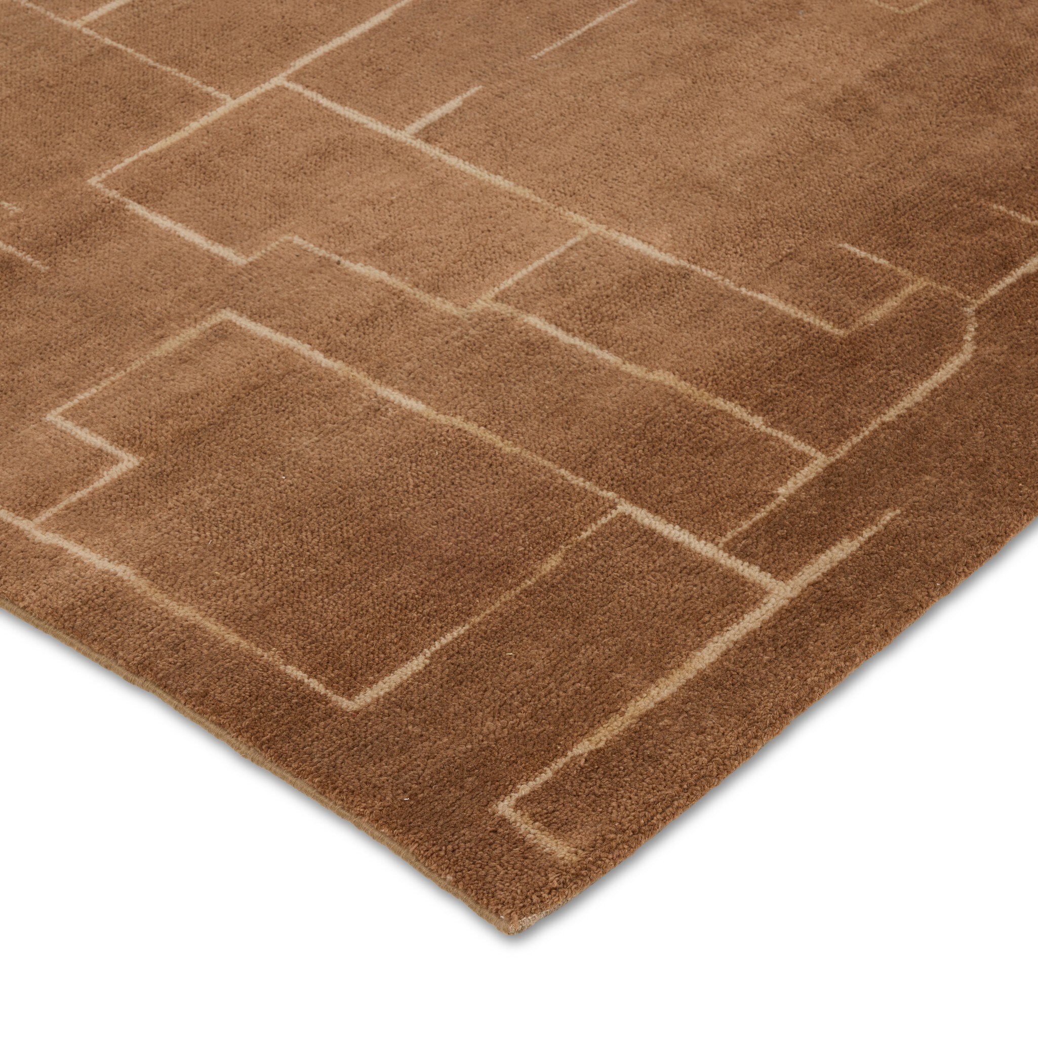 Four Hands Milano Milano Saddle Hand-Knotted Rug close-up detail