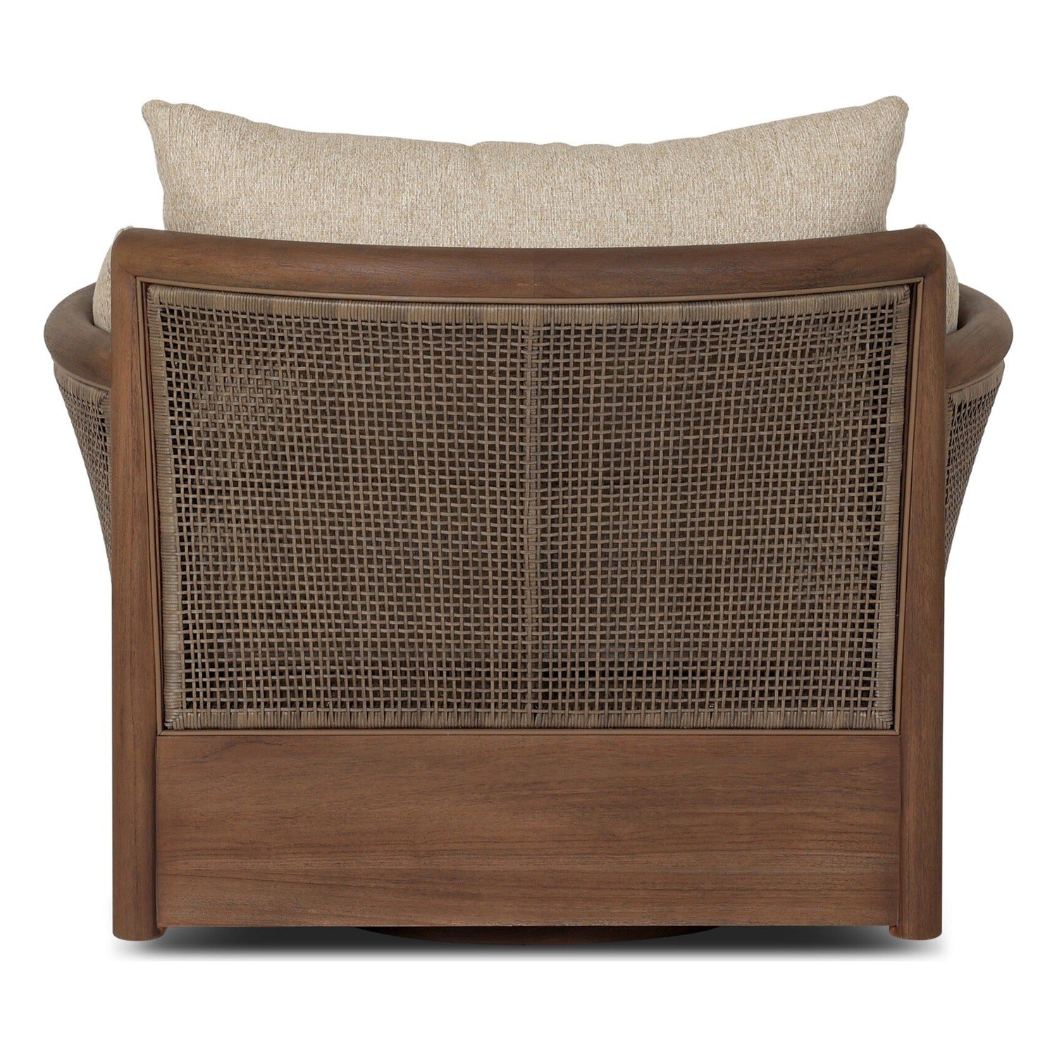 Four Hands Barbosa Concha Beige Outdoor Swivel Chair