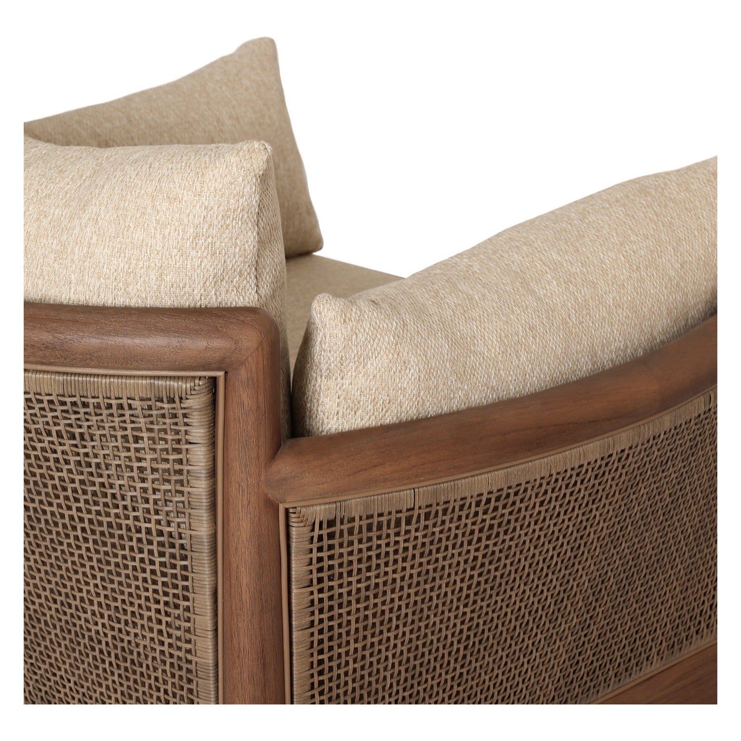 Four Hands Barbosa Concha Beige Outdoor Swivel Chair