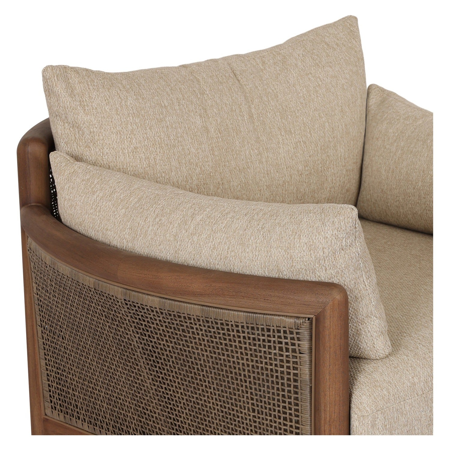 Four Hands Barbosa Concha Beige Outdoor Swivel Chair
