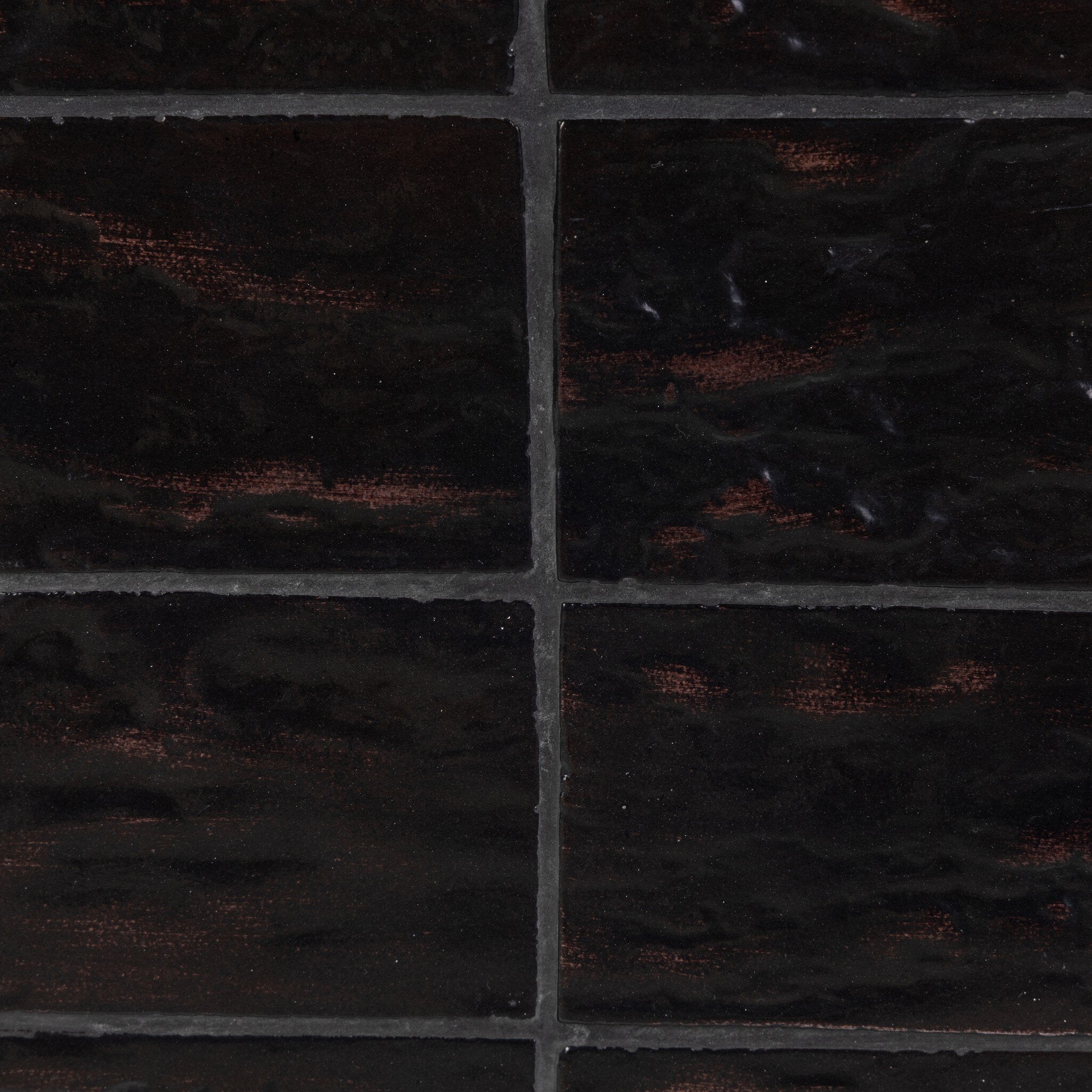 Four Hands Tanik Textured Brown Tile Coffee Table — material and finish detail