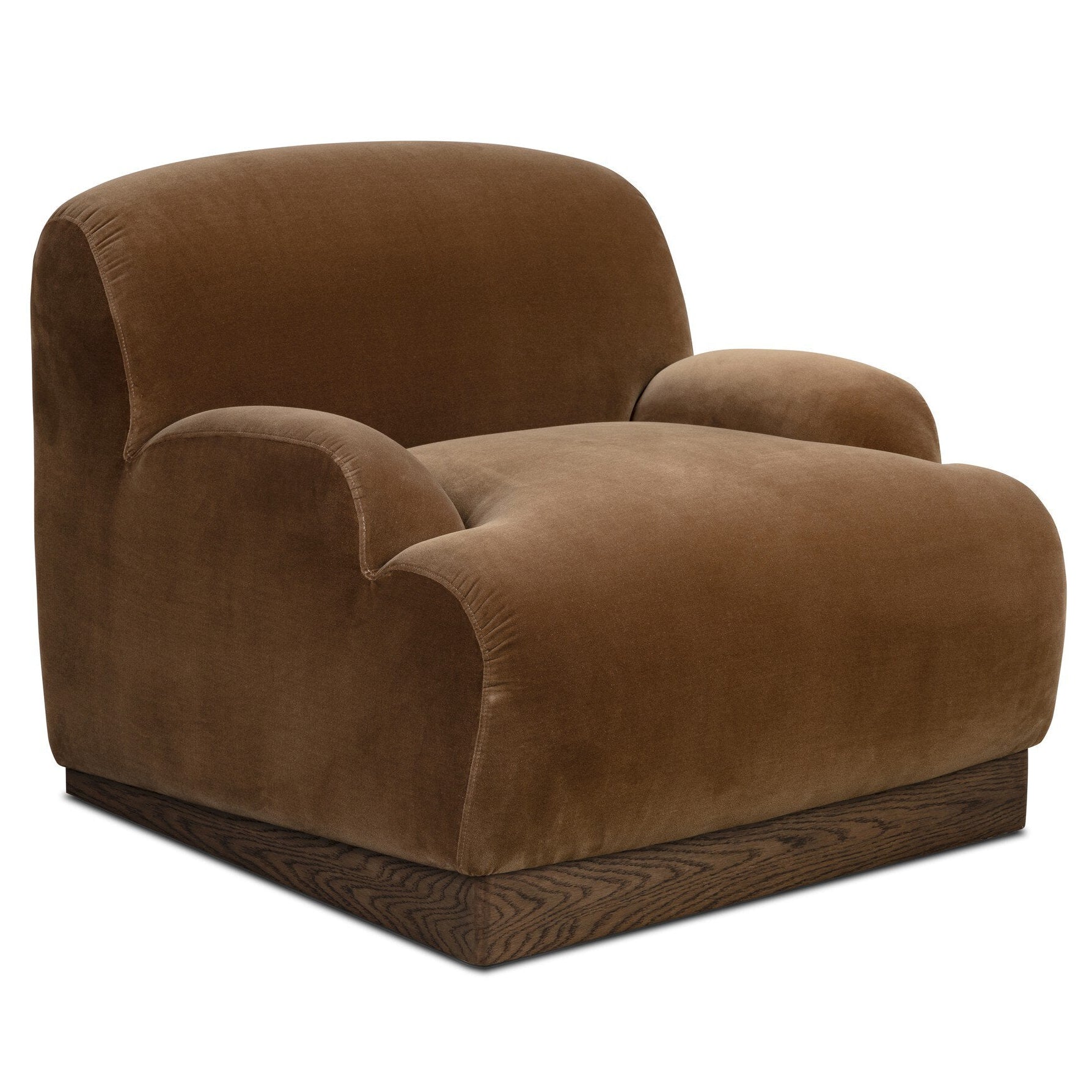 Four Hands Samos Surrey Ochre Chair — styled view
