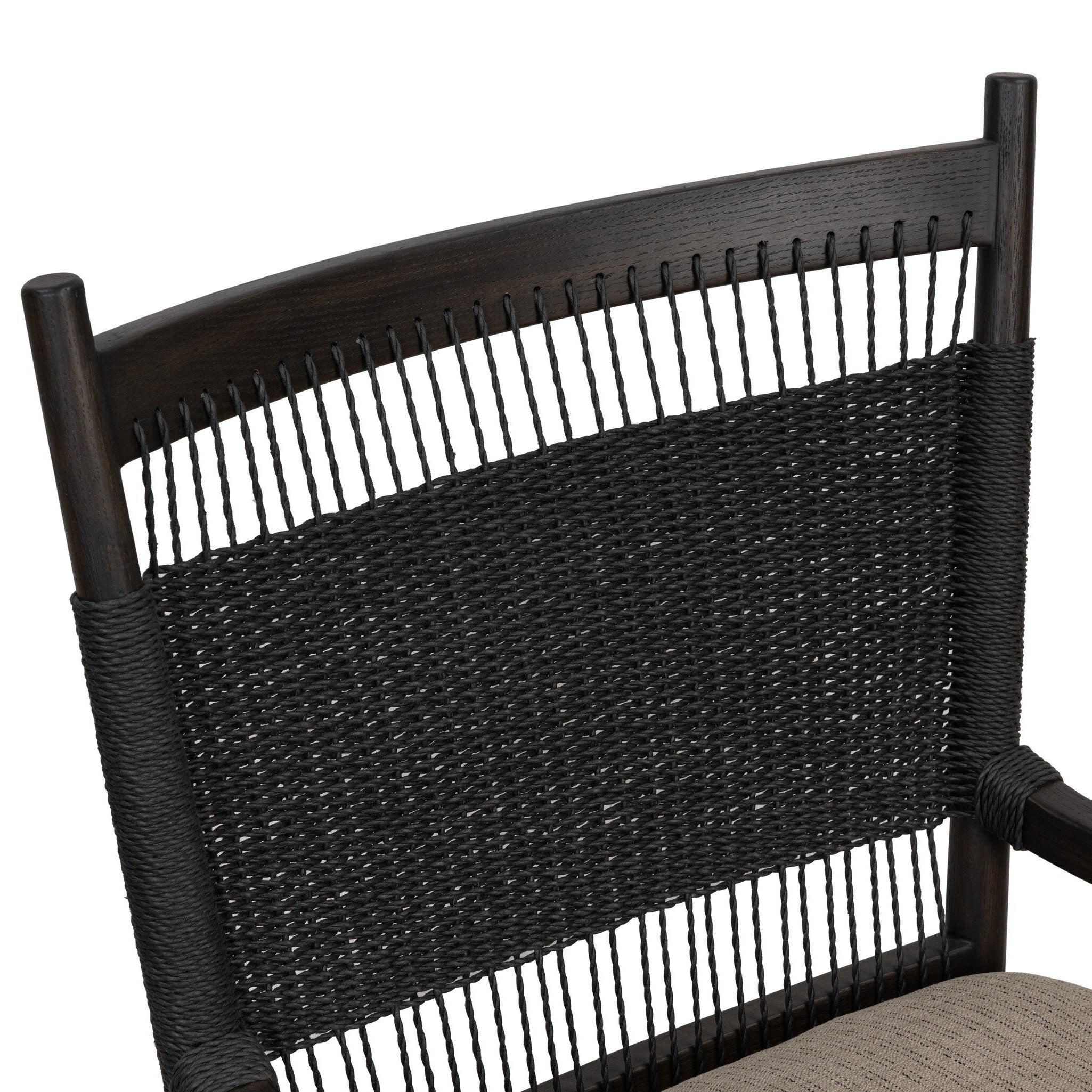 Four Hands Anders Ambro Stripe Chair — close-up of the surface